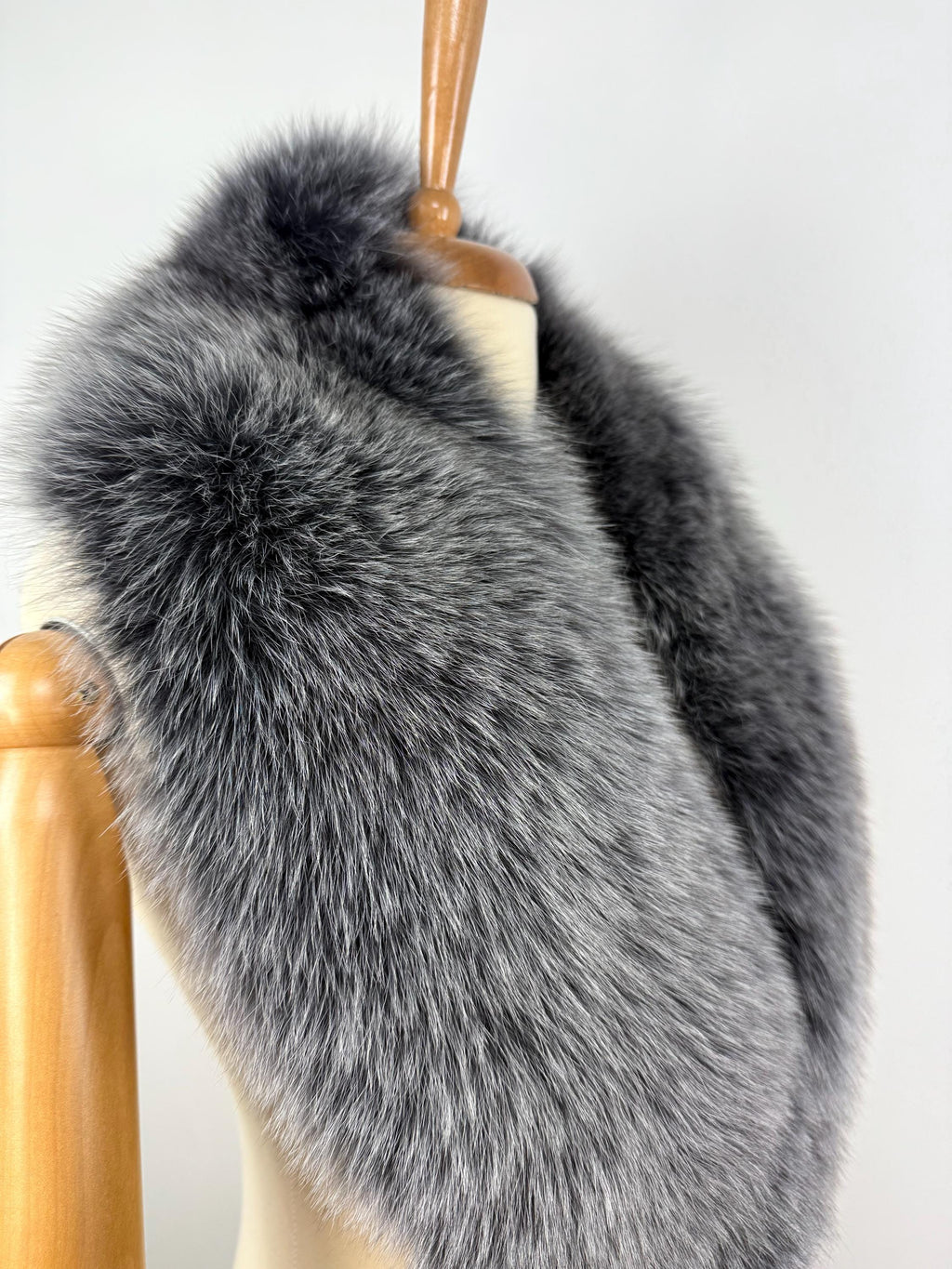 Real Fox Fur Collar – Handmade in Greece, Luxury Fur Neck Accessory for Women