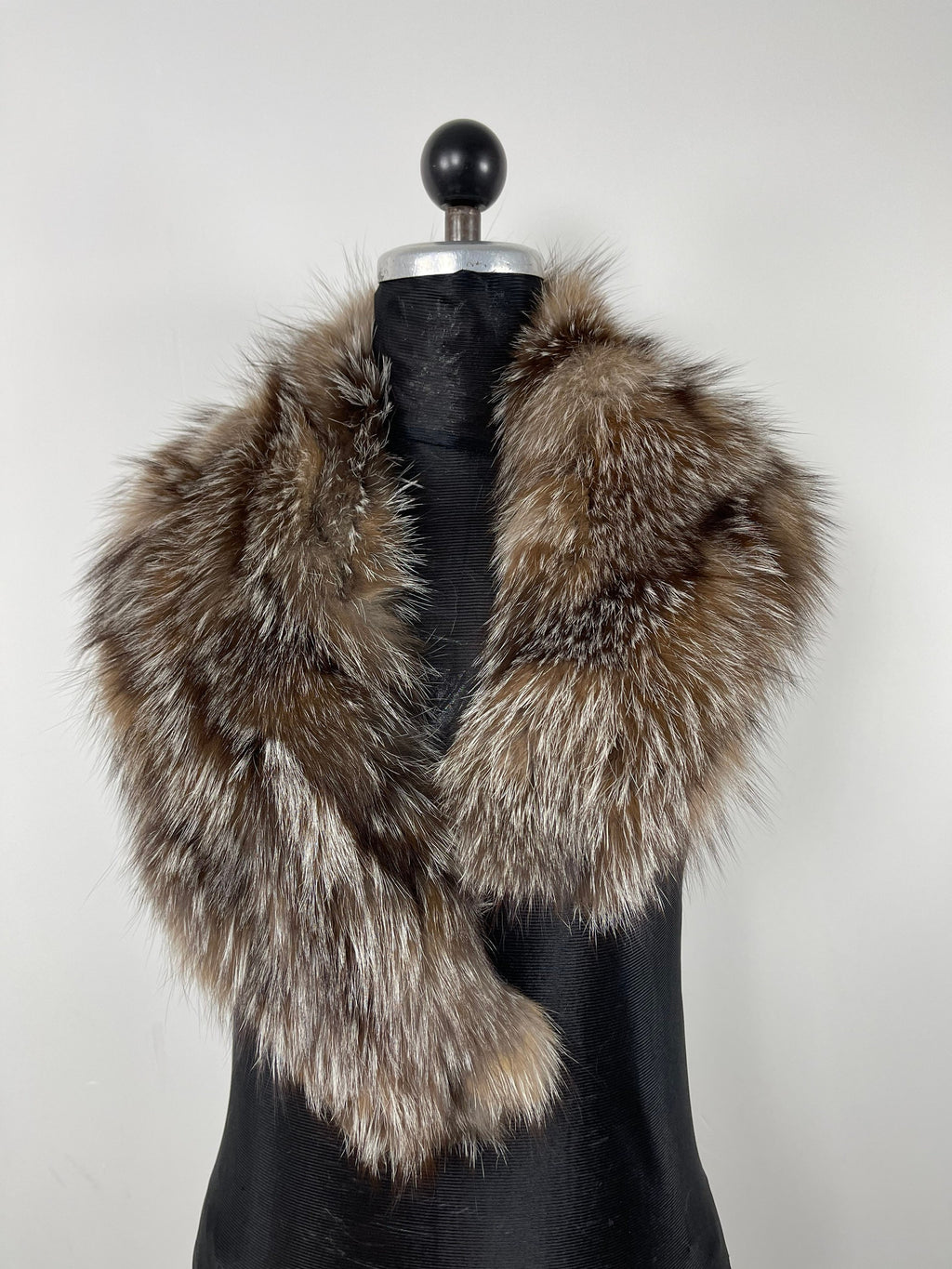 Fox Fur Collar – Real Fur Collar, Handmade in Greece, Luxury Neck Accessory