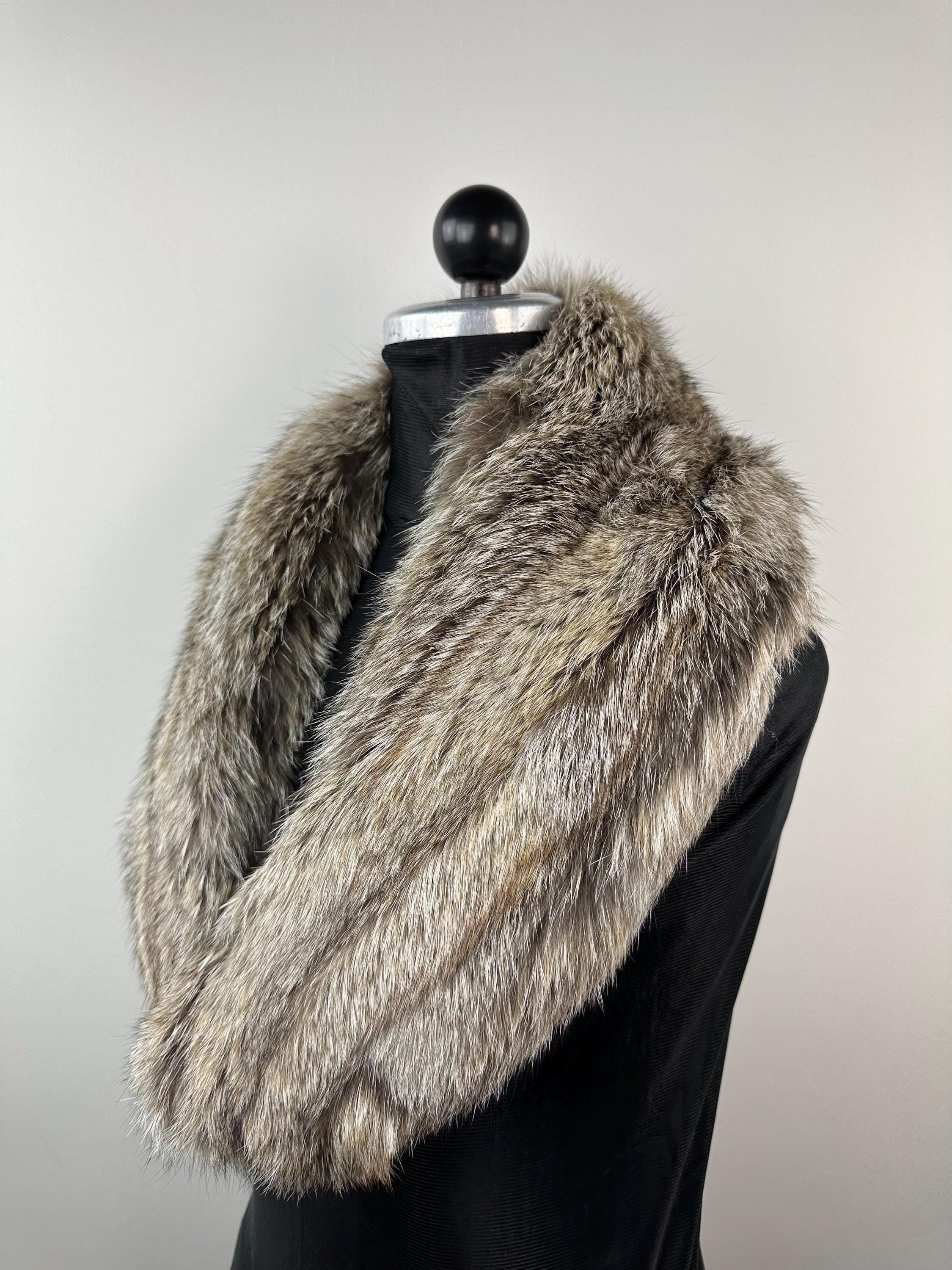 Genuine Fox Fur Collar: Luxury Fur Stole