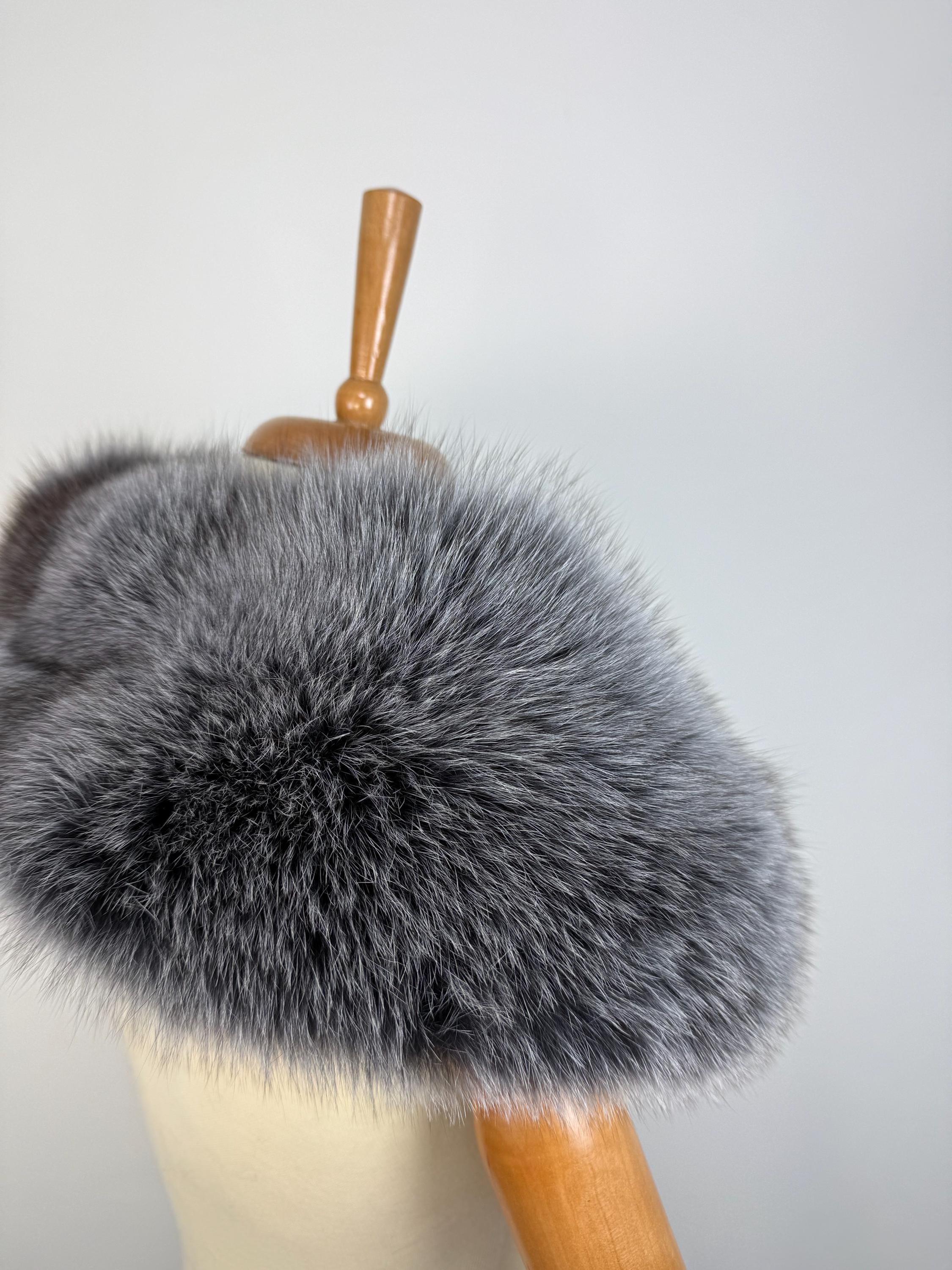 Luxury Fox Fur Collar – Real Fur, Handmade in Greece, Elegant Neck Accessory