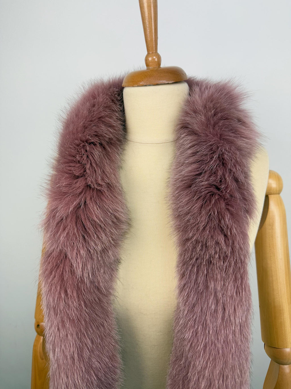 Fox Fur Scarf – Real Fur Scarf, Handmade in Greece, Luxury Winter Scarf
