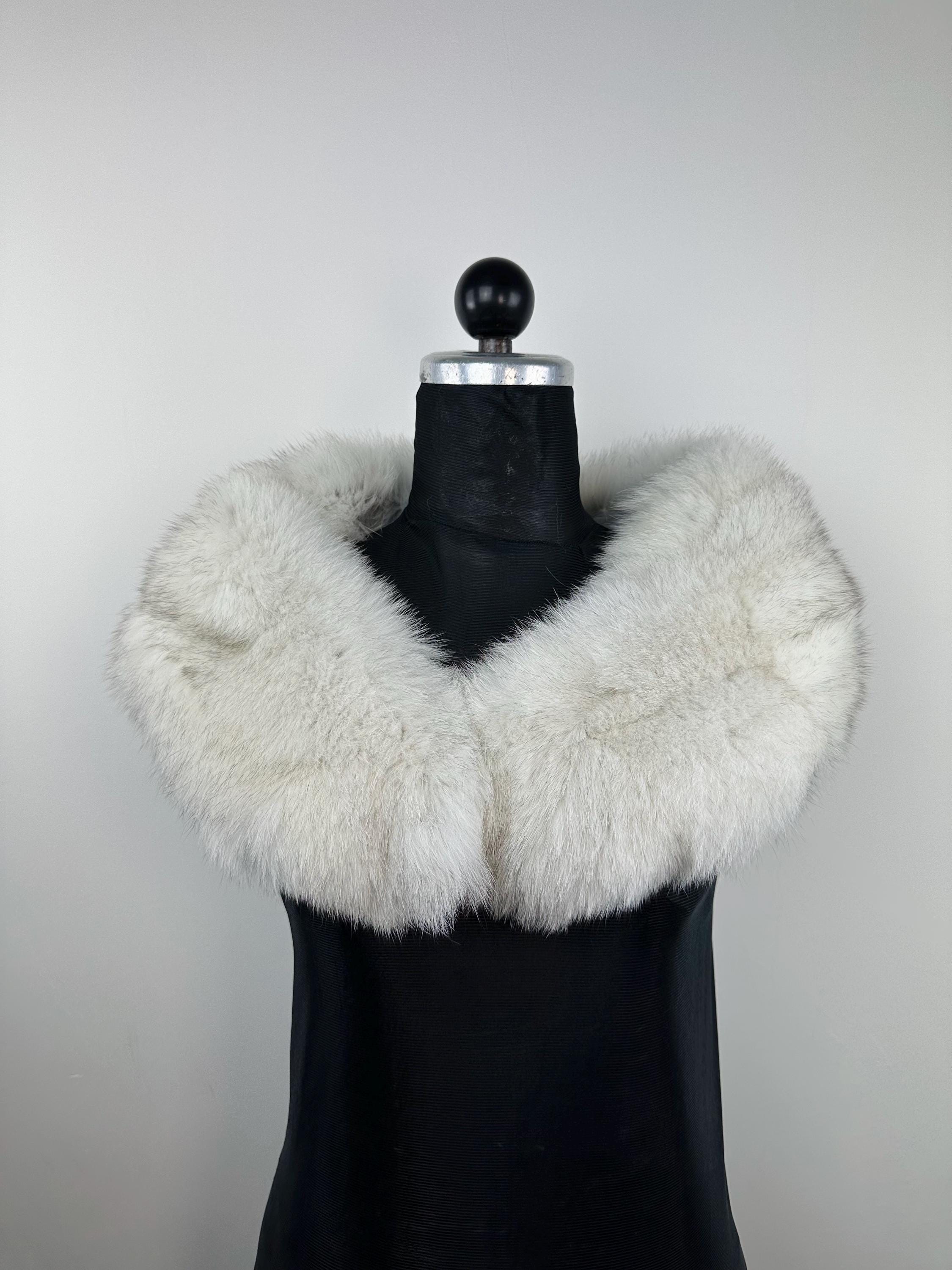 Fox Fur Collar – Real Fur Collar, Handmade in Greece, Luxury Neck Accessory