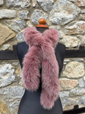 Real Fox Fur Scarf: Warm Fluffy Genuine Fur, Neck Wrap