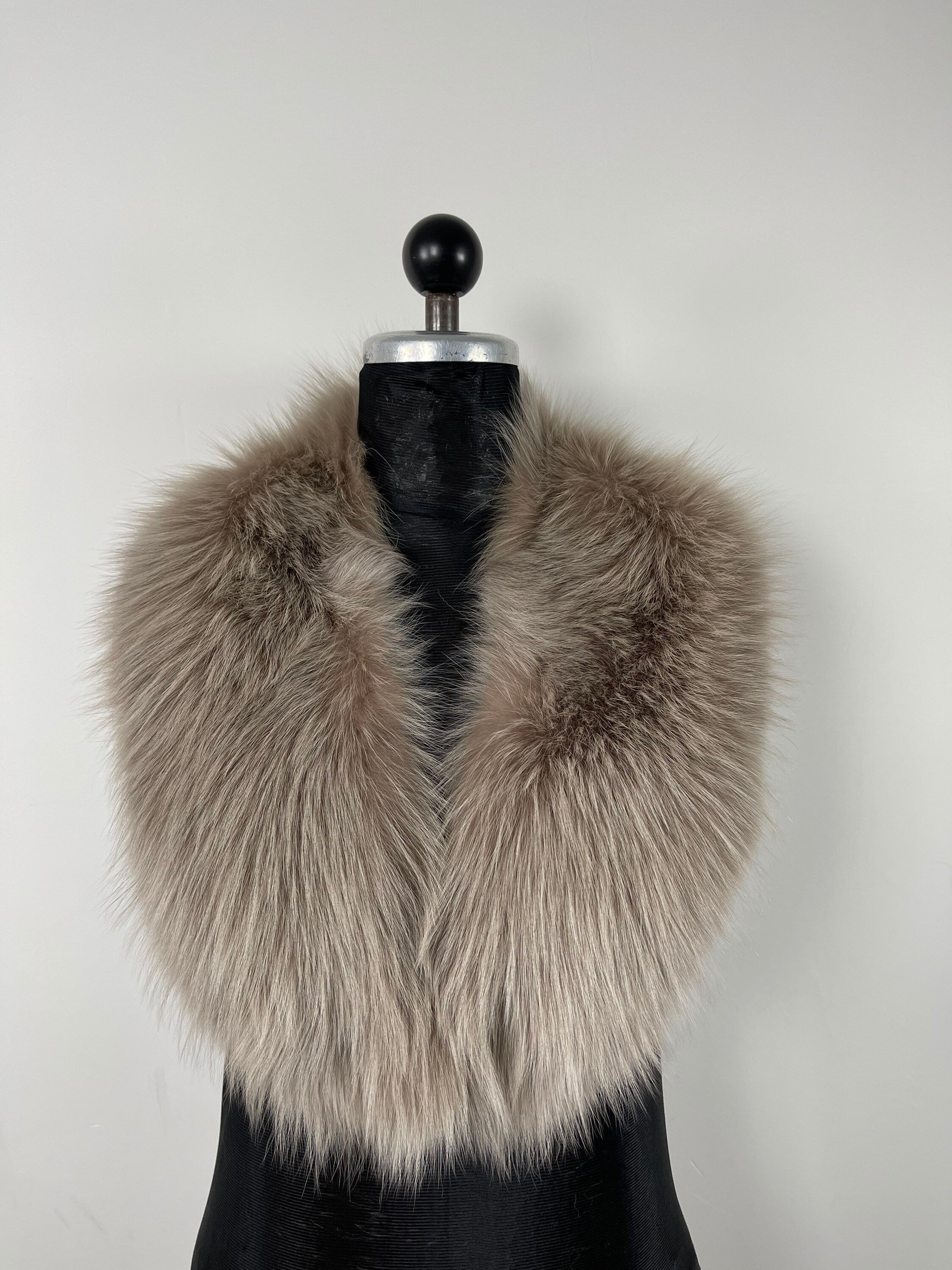 Genuine Fox Fur Collar: Handmade Fur Stole