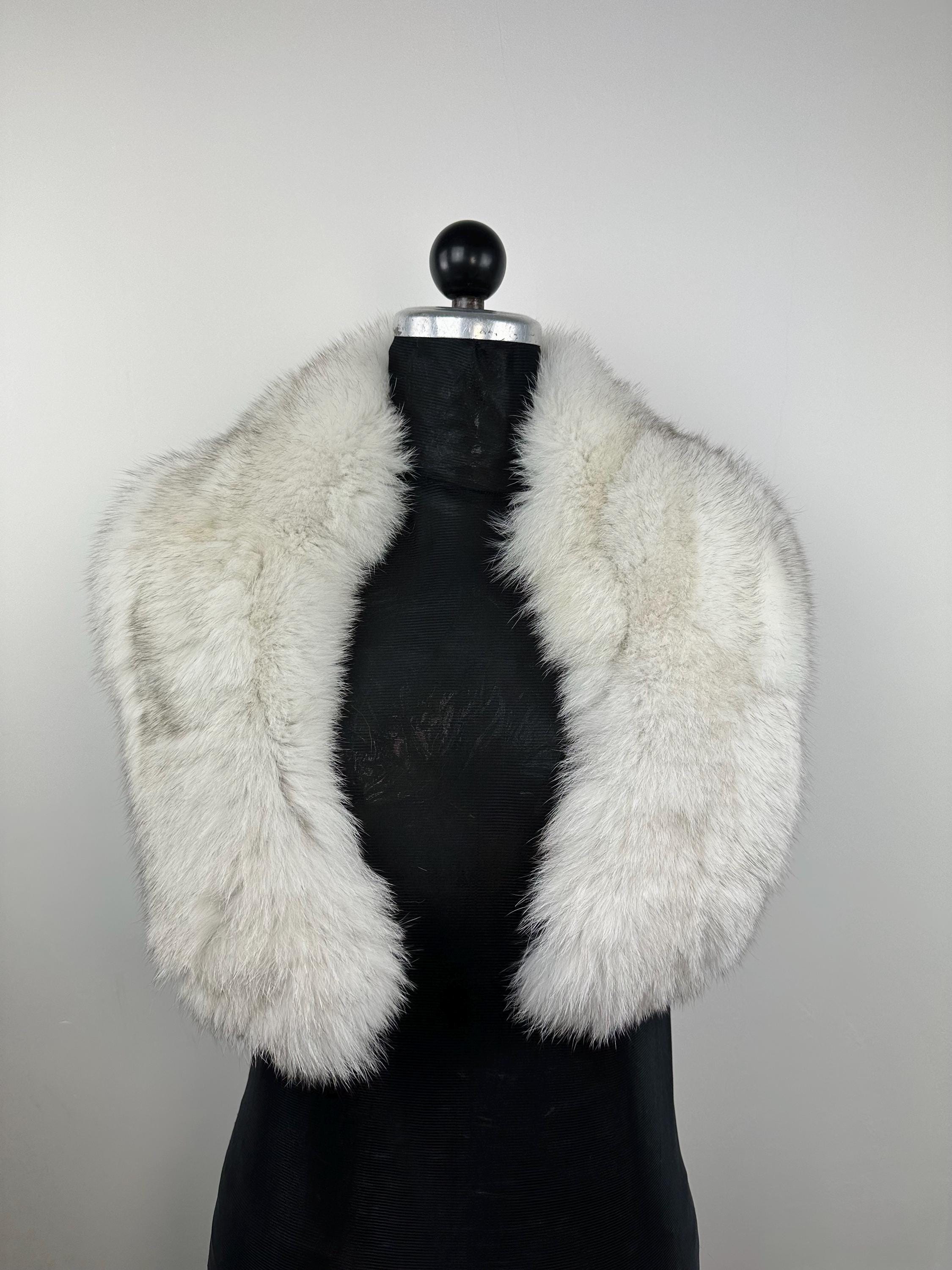 Fox Fur Collar – Real Fur Collar, Handmade in Greece, Luxury Neck Accessory