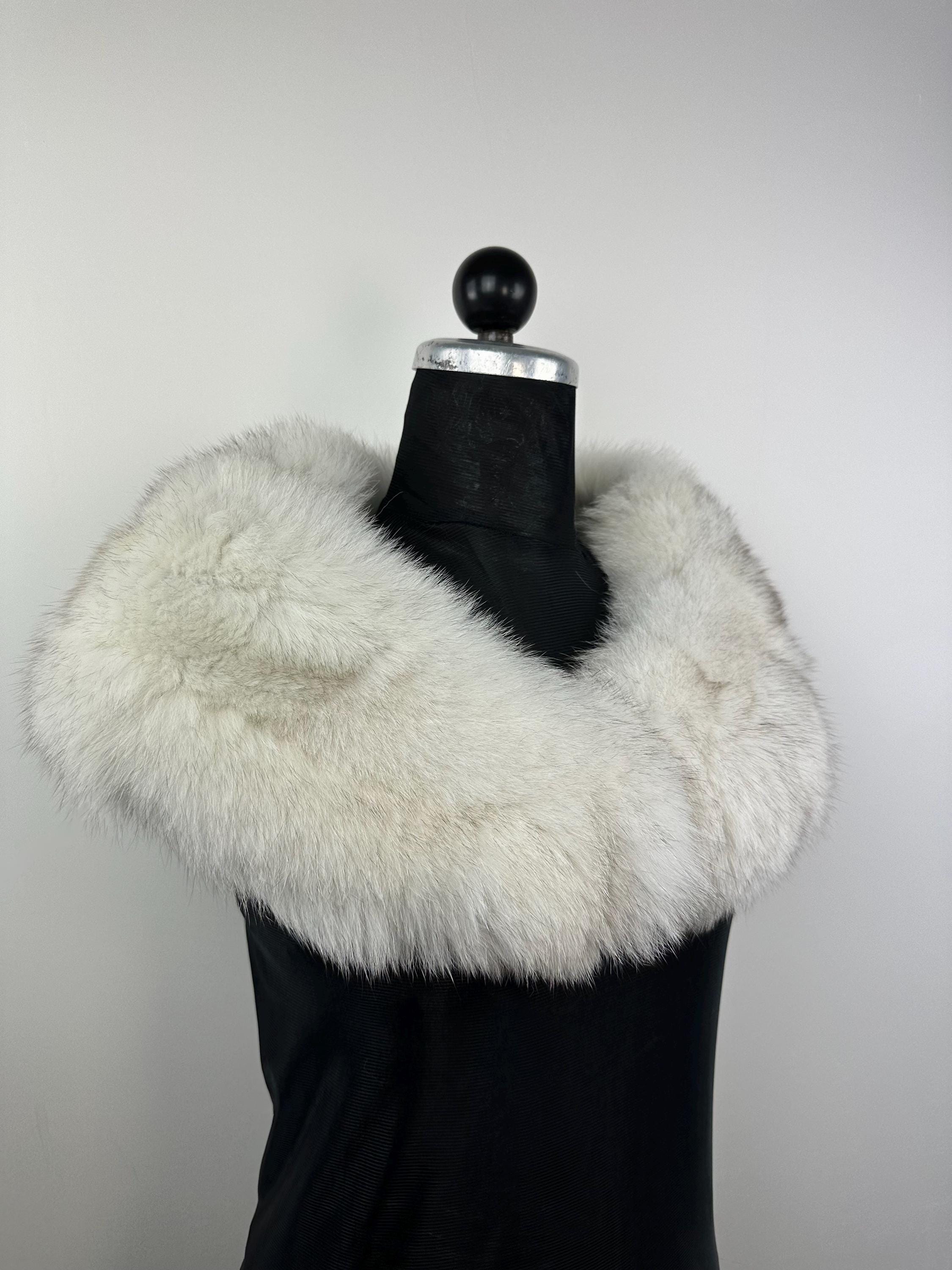 Fox Fur Collar – Real Fur Collar, Handmade in Greece, Luxury Neck Accessory