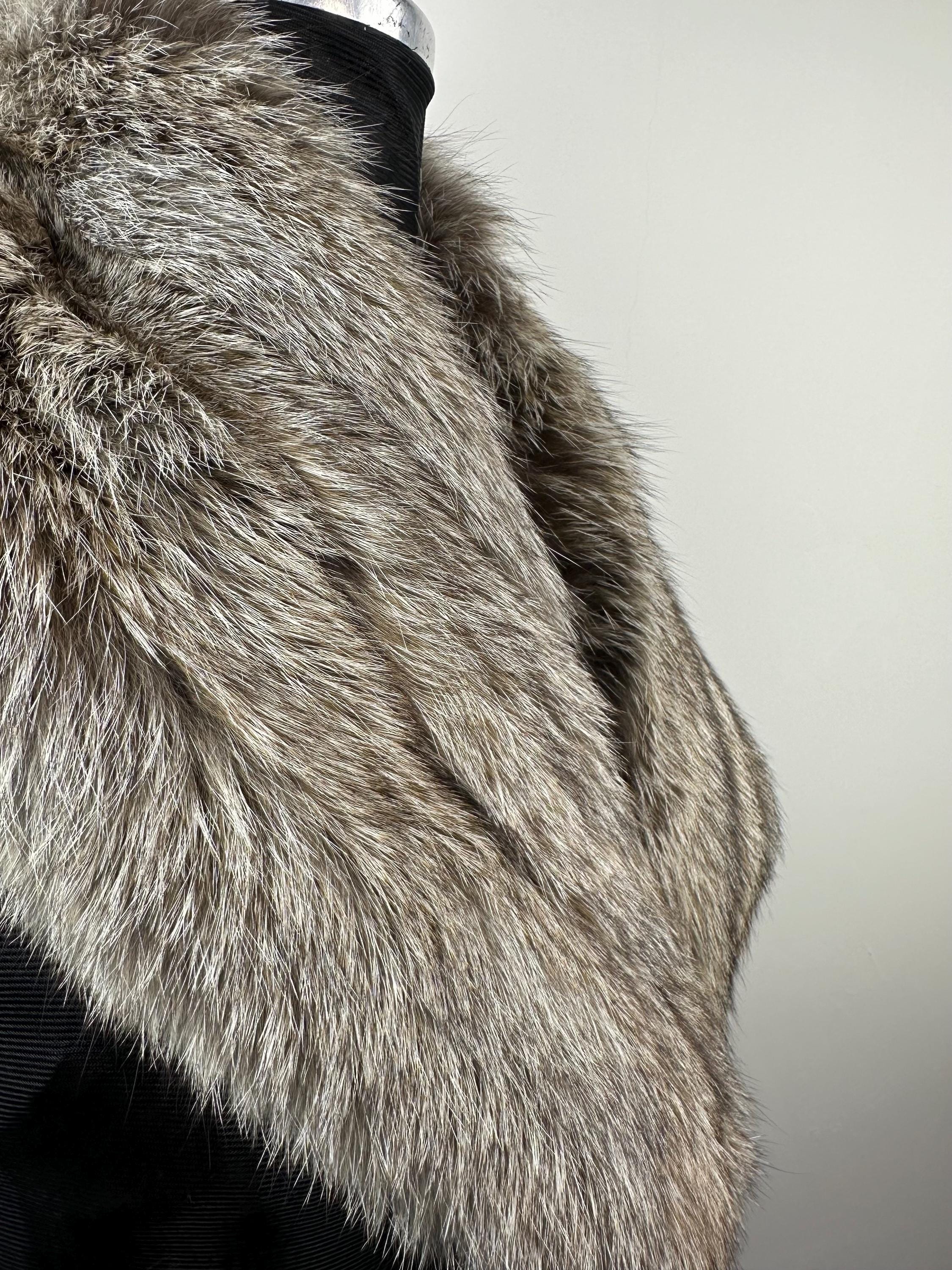 Genuine Fox Fur Collar: Luxury Fur Stole
