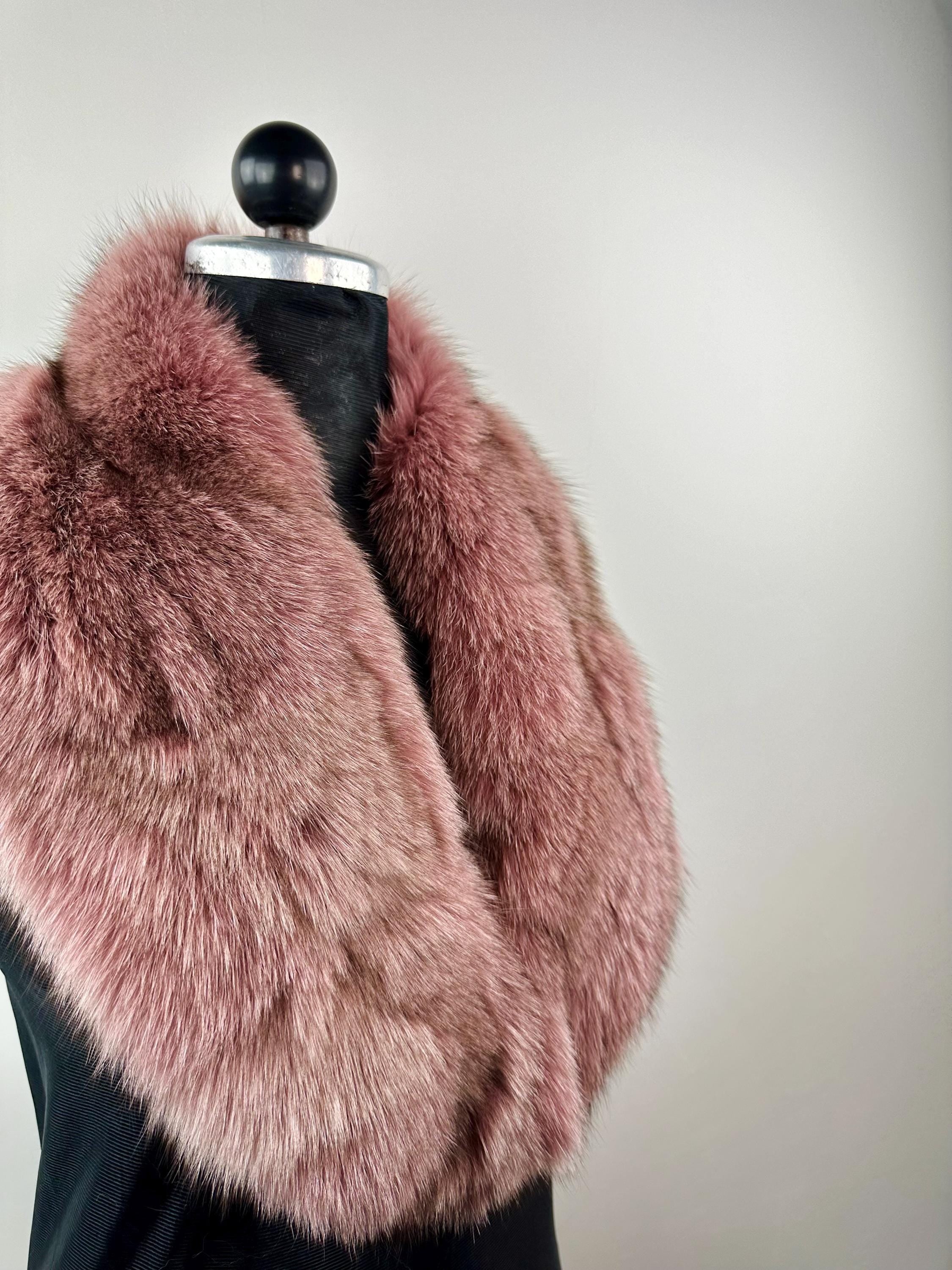 Fox Fur Collar – Real Fur Collar, Handmade in Greece, Luxury Neck Accessory