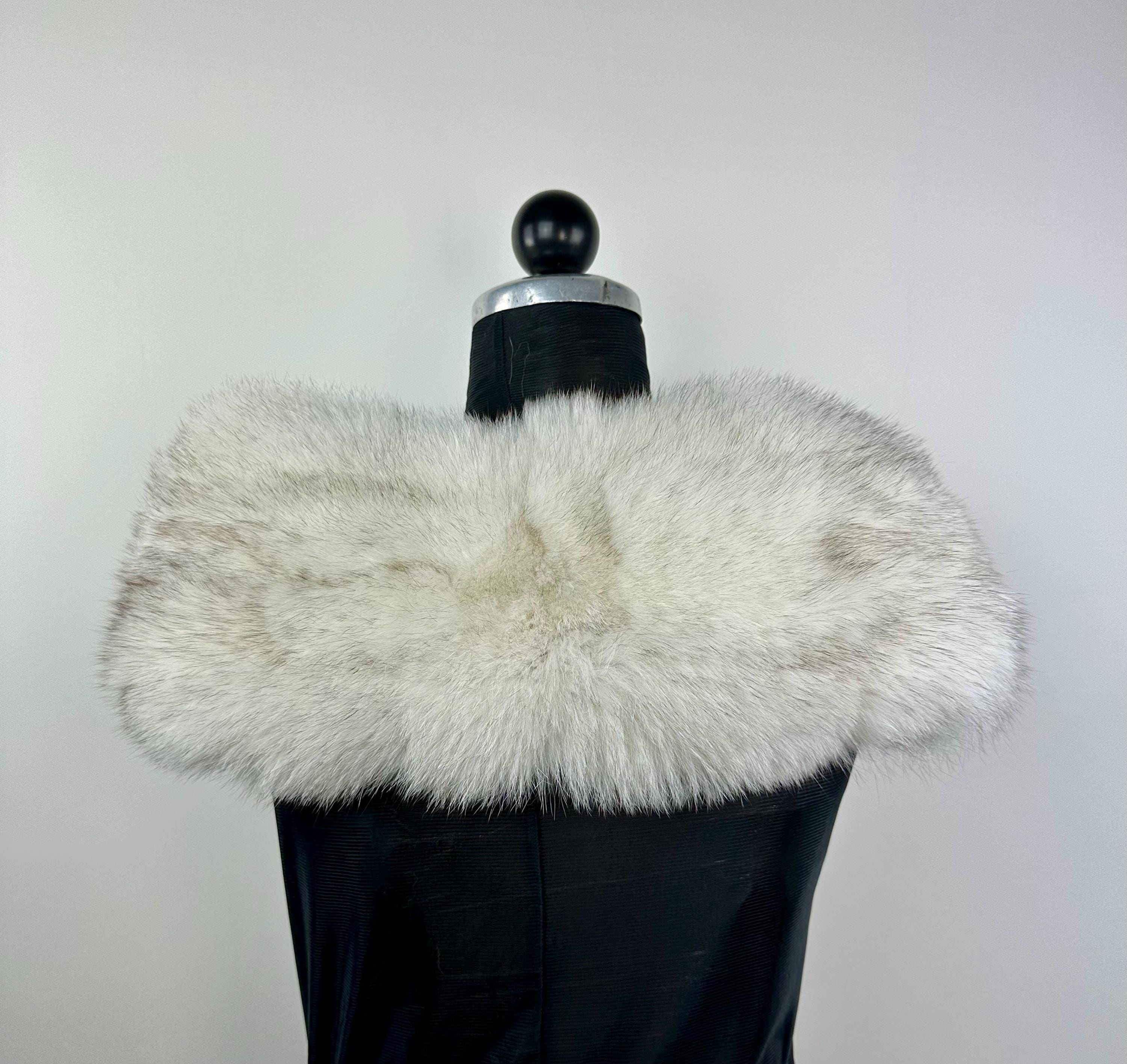 Fox Fur Collar – Real Fur Collar, Handmade in Greece, Luxury Neck Accessory