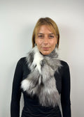 Handmade Fox Fur Scarf: Cozy Collar (35.5 Inches)
