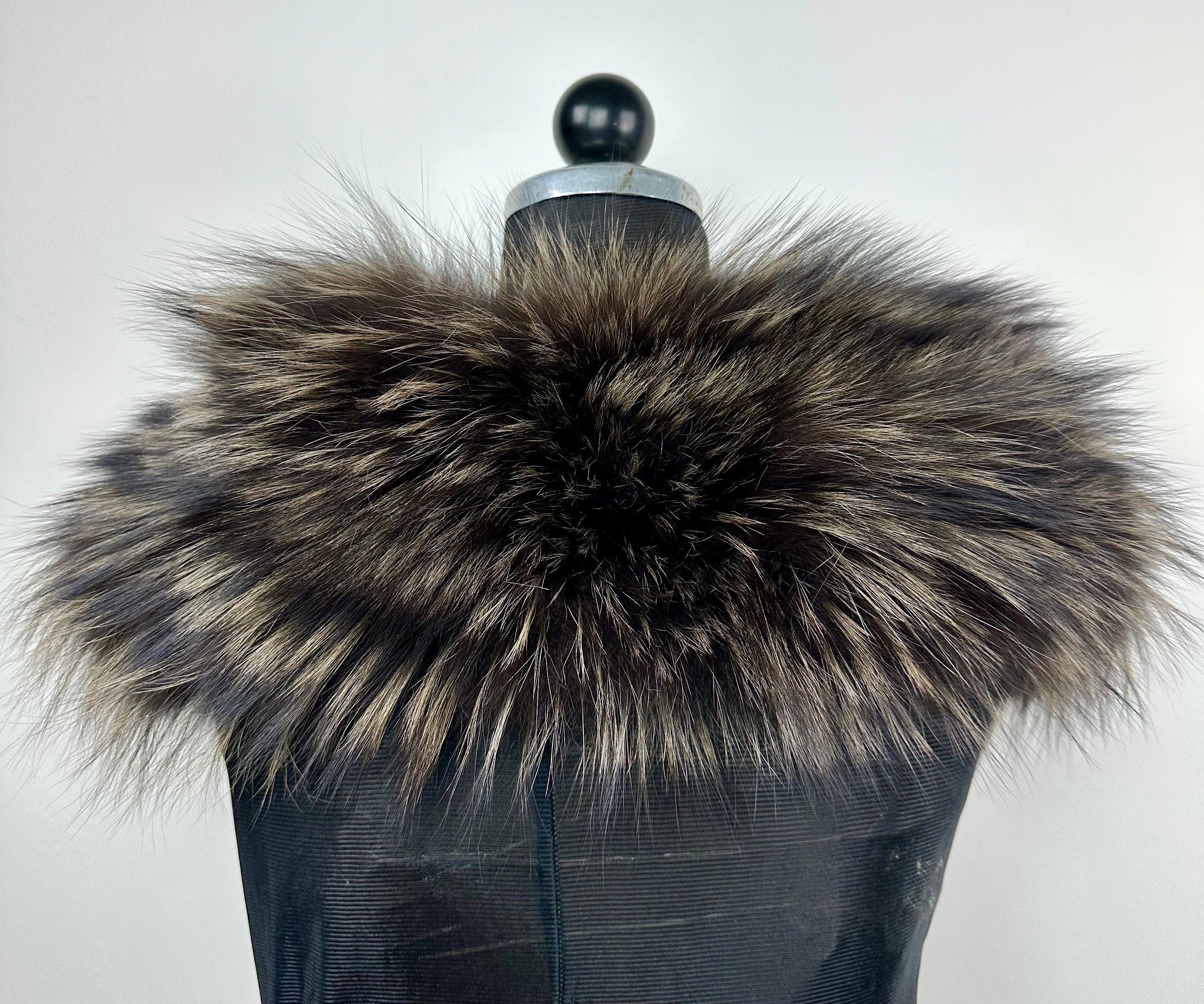 Fox Fur Collar – Real Fur Collar, Handmade in Greece, Luxury Neck Accessory