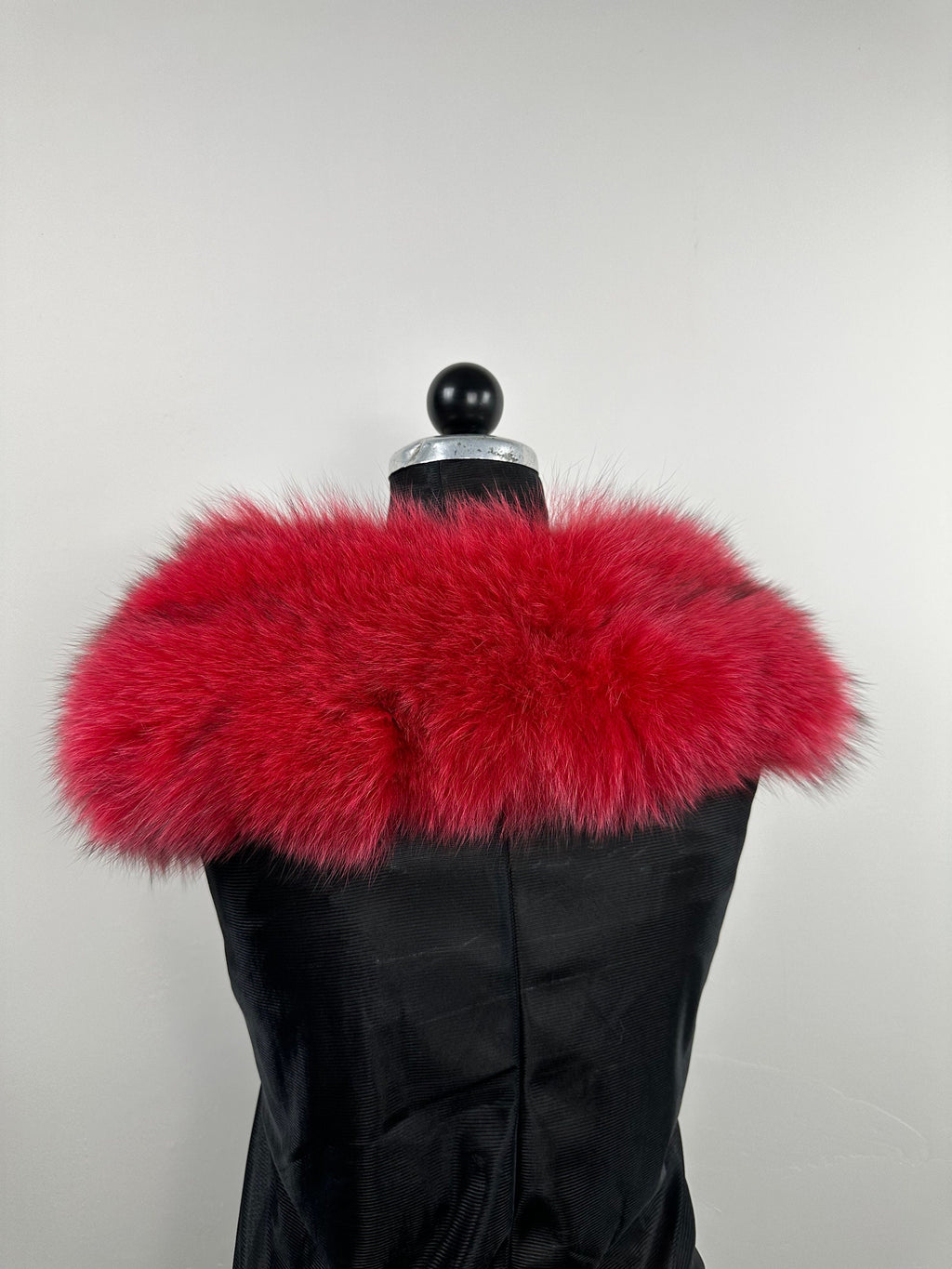 Red Fox Fur Collar: Handmade Genuine Fur Stole