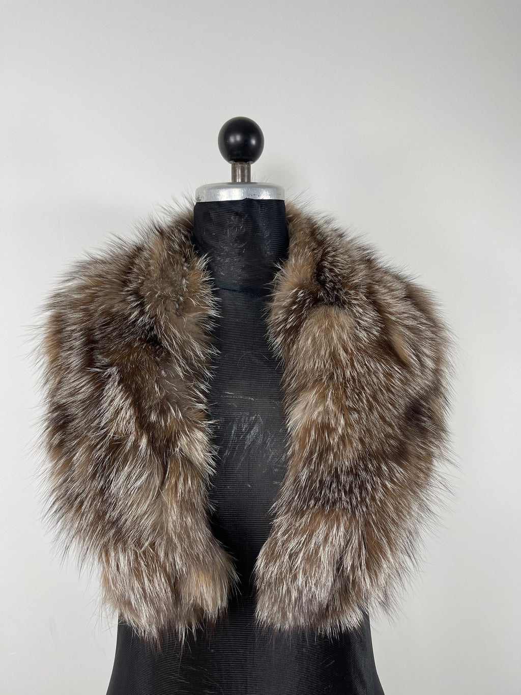 Fox Fur Collar – Real Fur Collar, Handmade in Greece, Luxury Neck Accessory