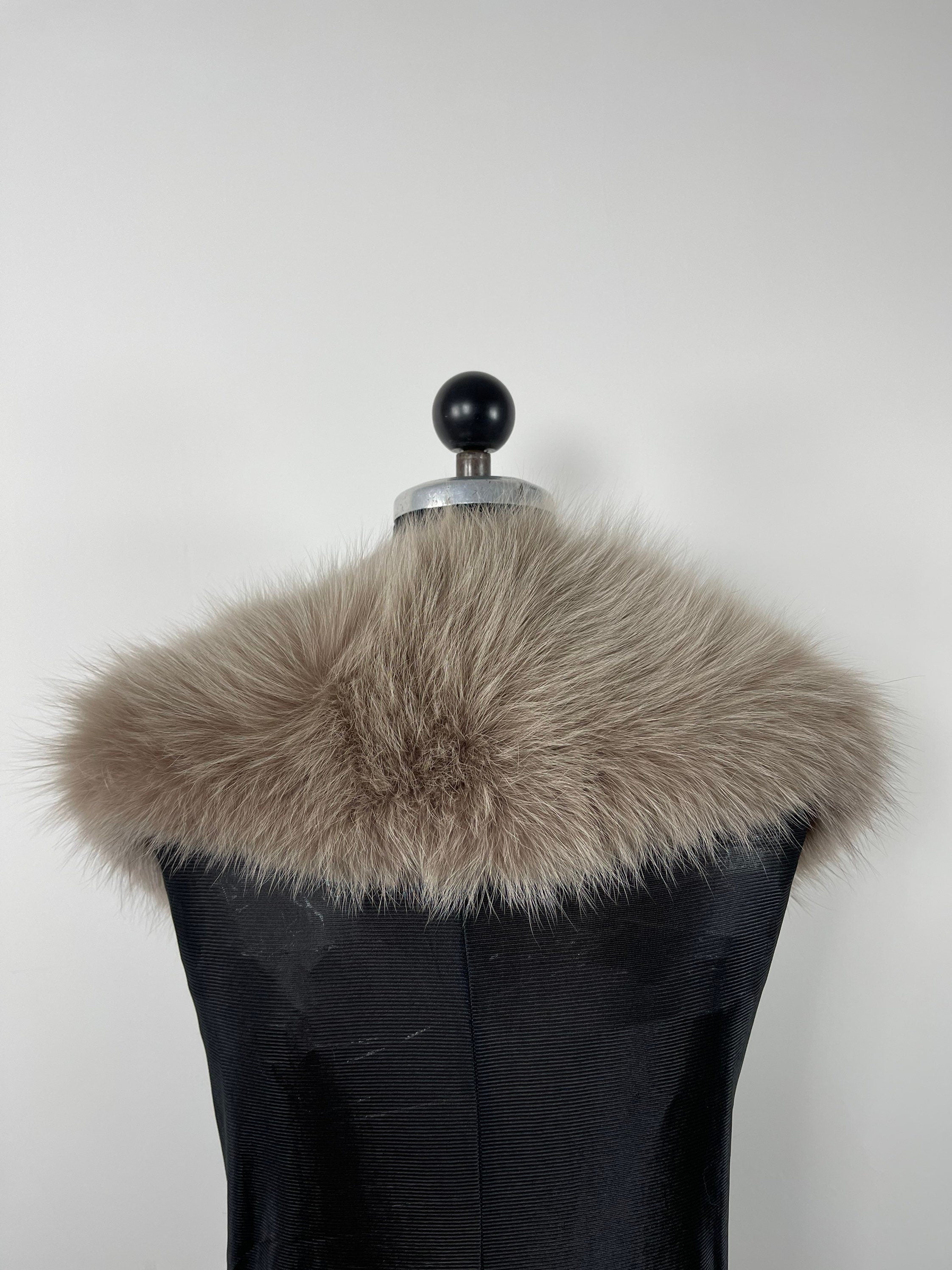 Genuine Fox Fur Collar: Handmade Fur Stole