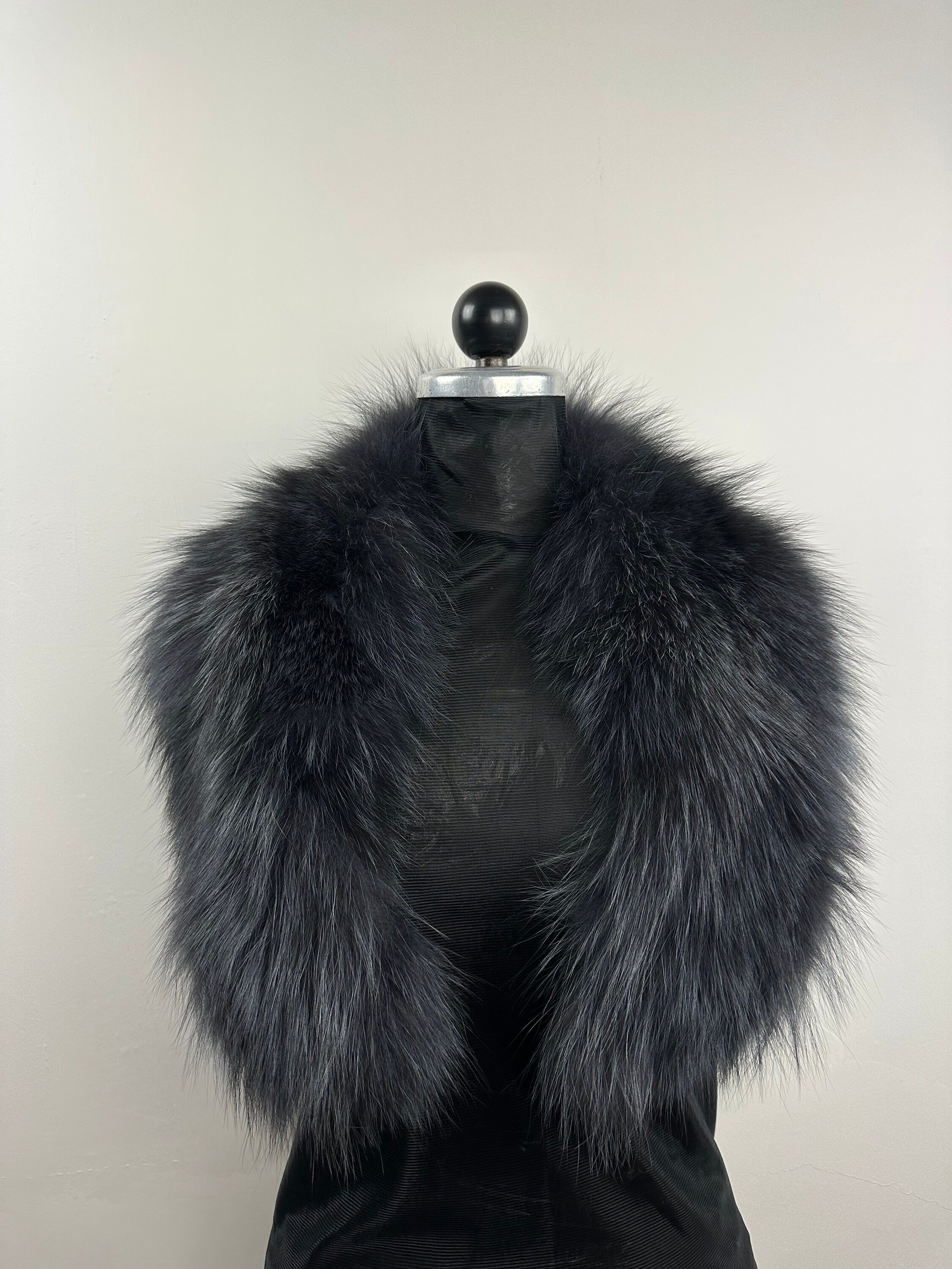 Genuine Fox Fur Collar: Luxury Stole, Neck Wrap
