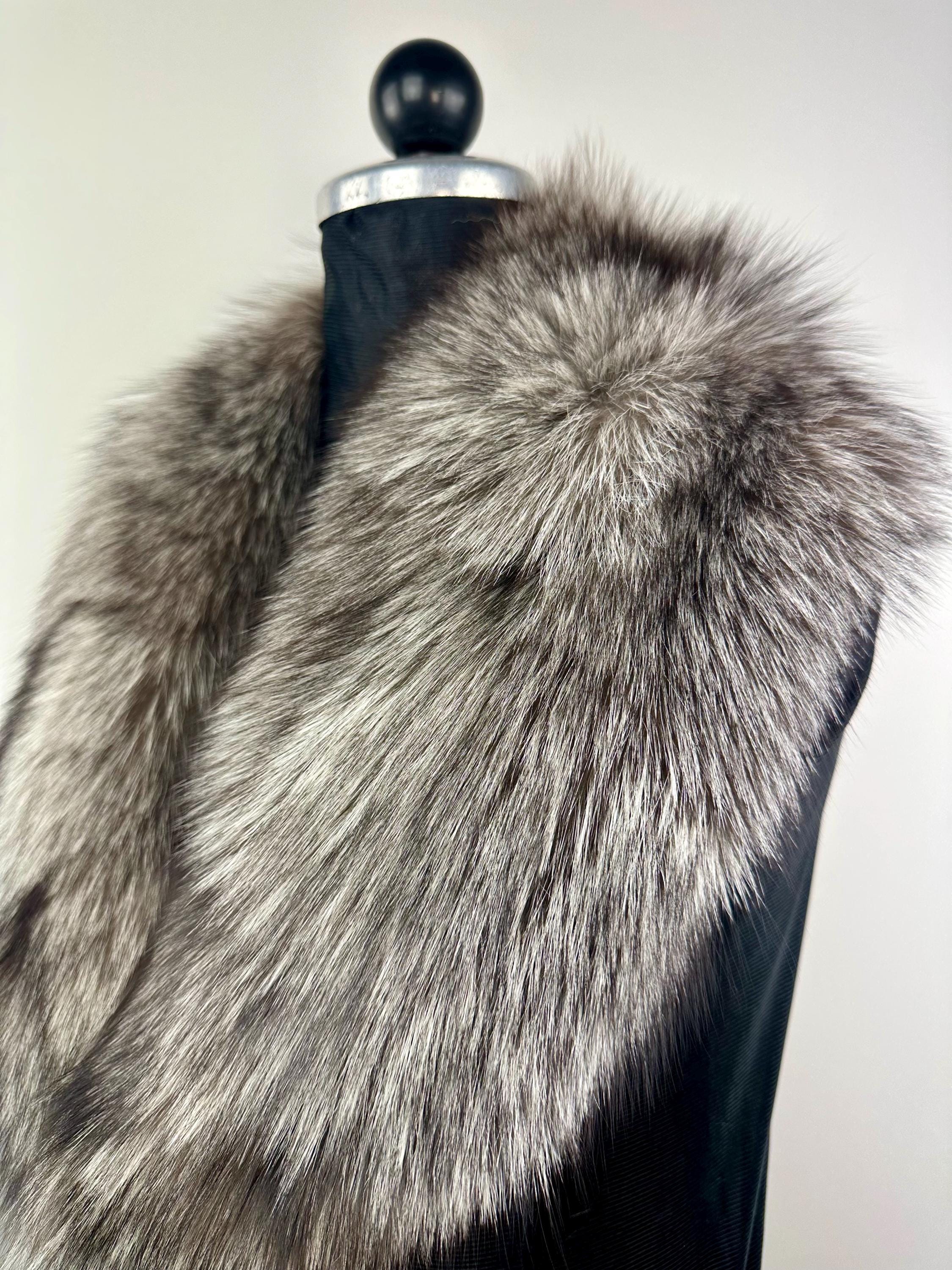 Fox Fur Collar – Real Fur Collar, Handmade in Greece, Luxury Neck Accessory