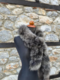 Stylish Real Fox Fur Scarf: Luxury Fur Fluffy Neck Wrap