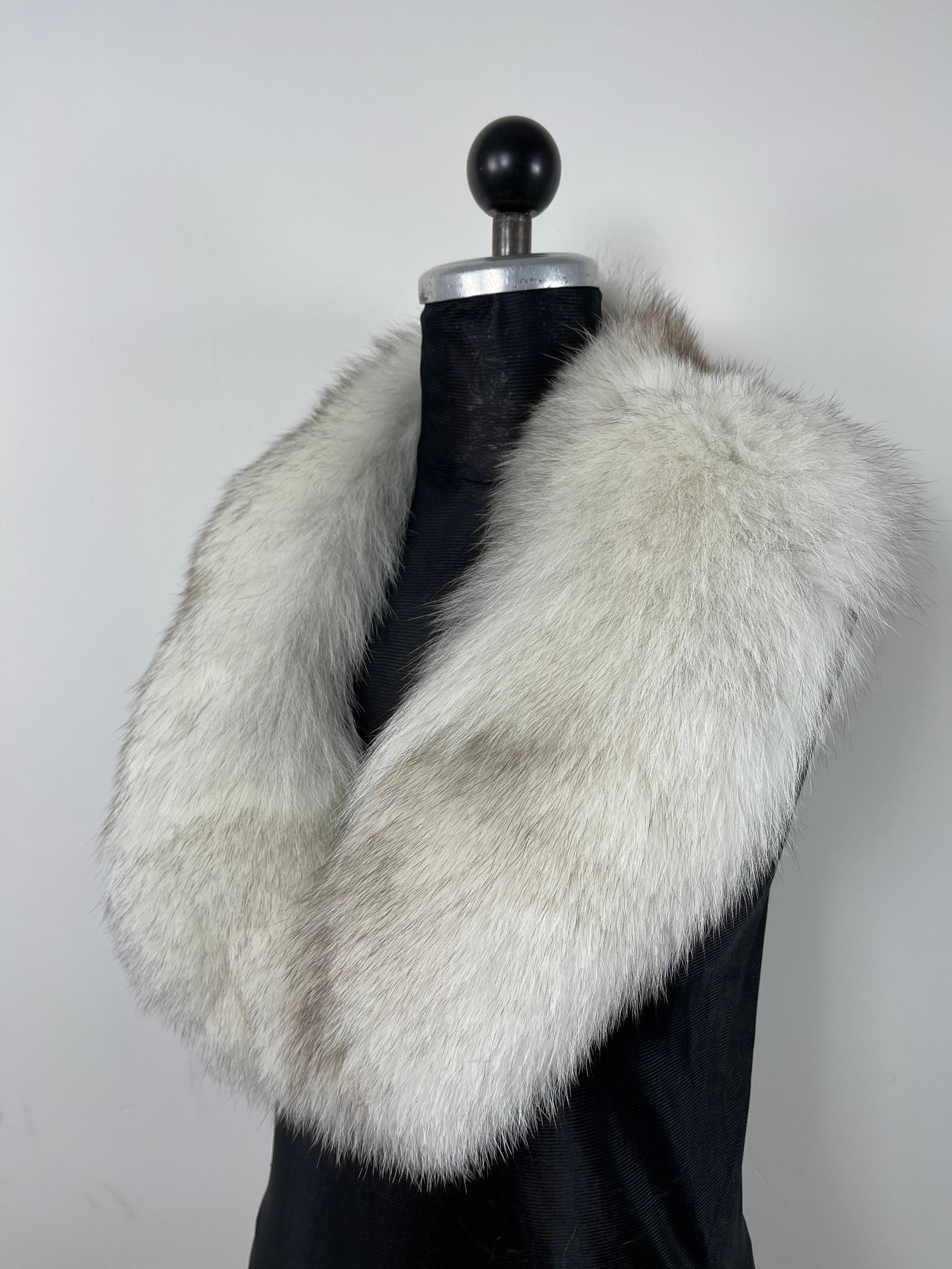 Luxury Fox Fur Collar – Real Fur, Handmade in Greece, Elegant Neck Accessory