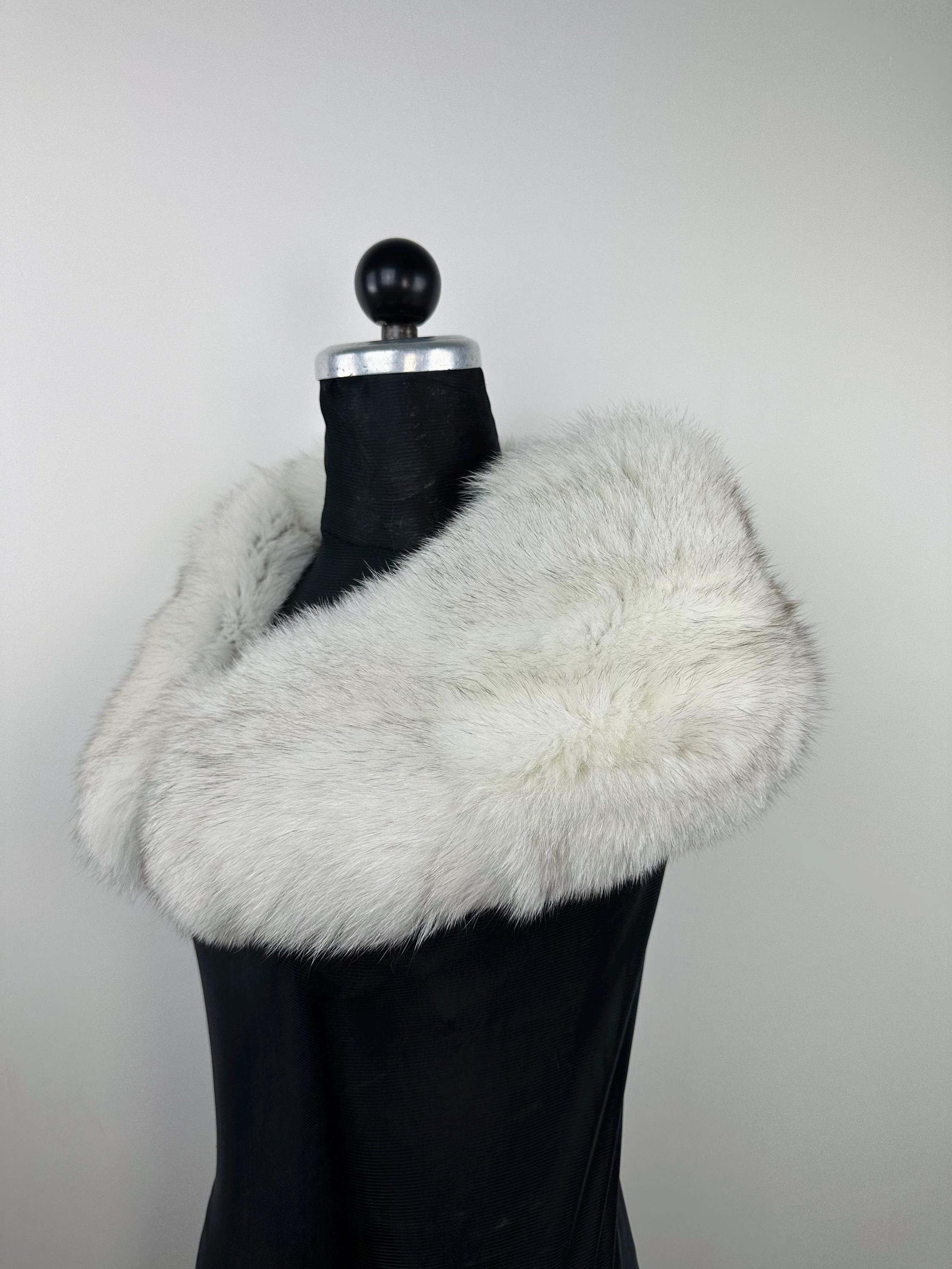 Fox Fur Collar – Real Fur Collar, Handmade in Greece, Luxury Neck Accessory