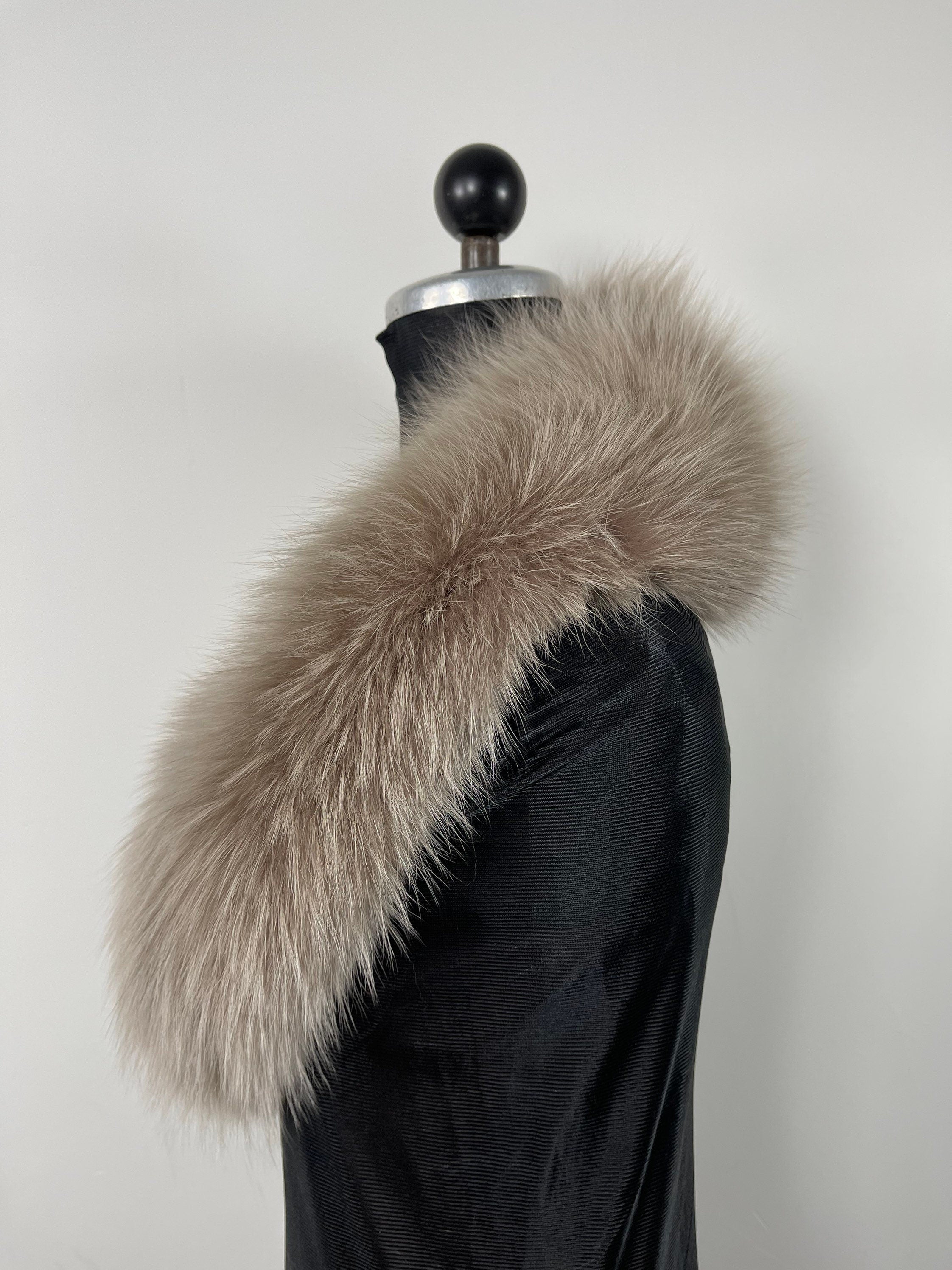 Genuine Fox Fur Collar: Handmade Fur Stole
