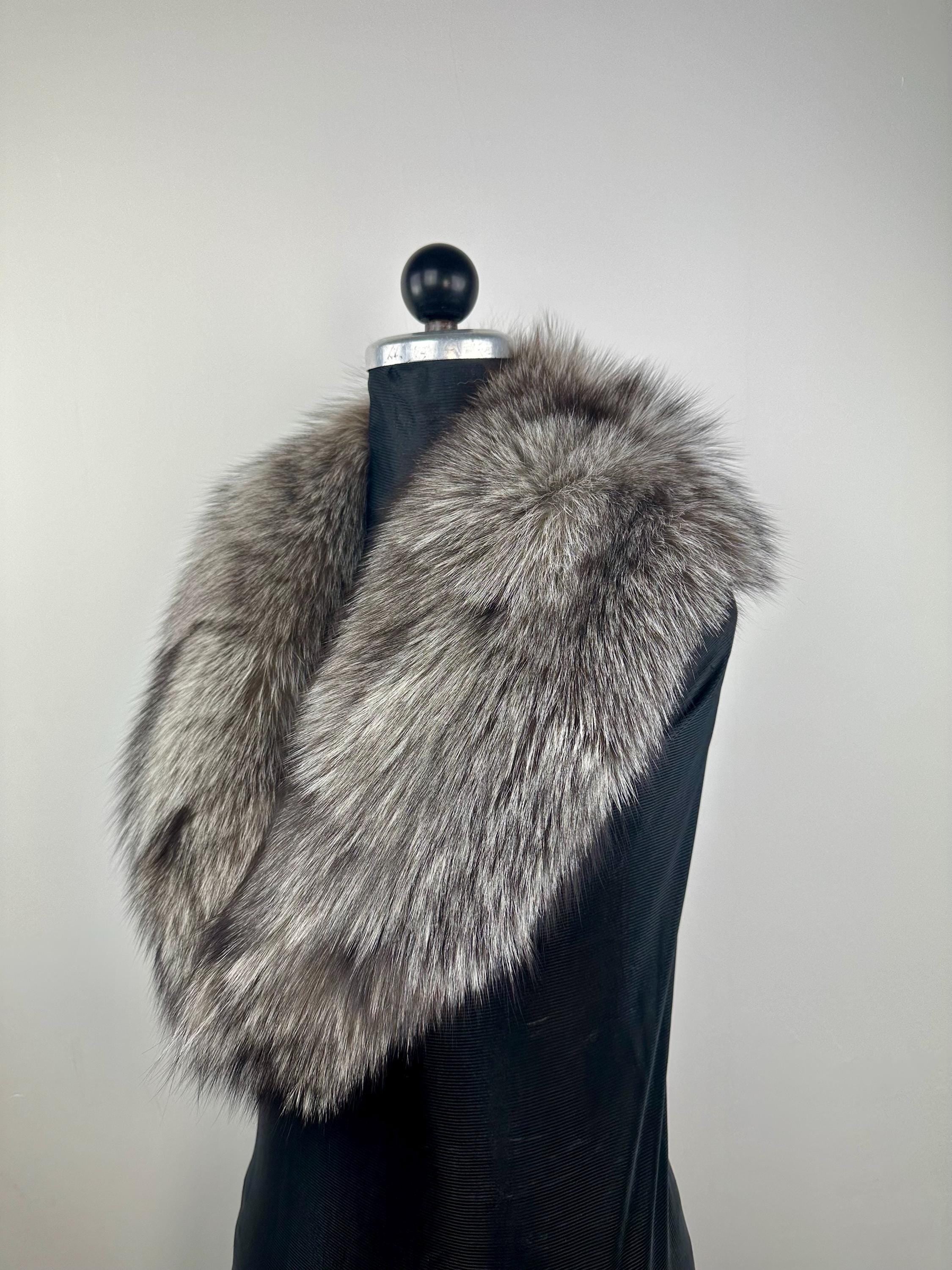 Fox Fur Collar – Real Fur Collar, Handmade in Greece, Luxury Neck Accessory