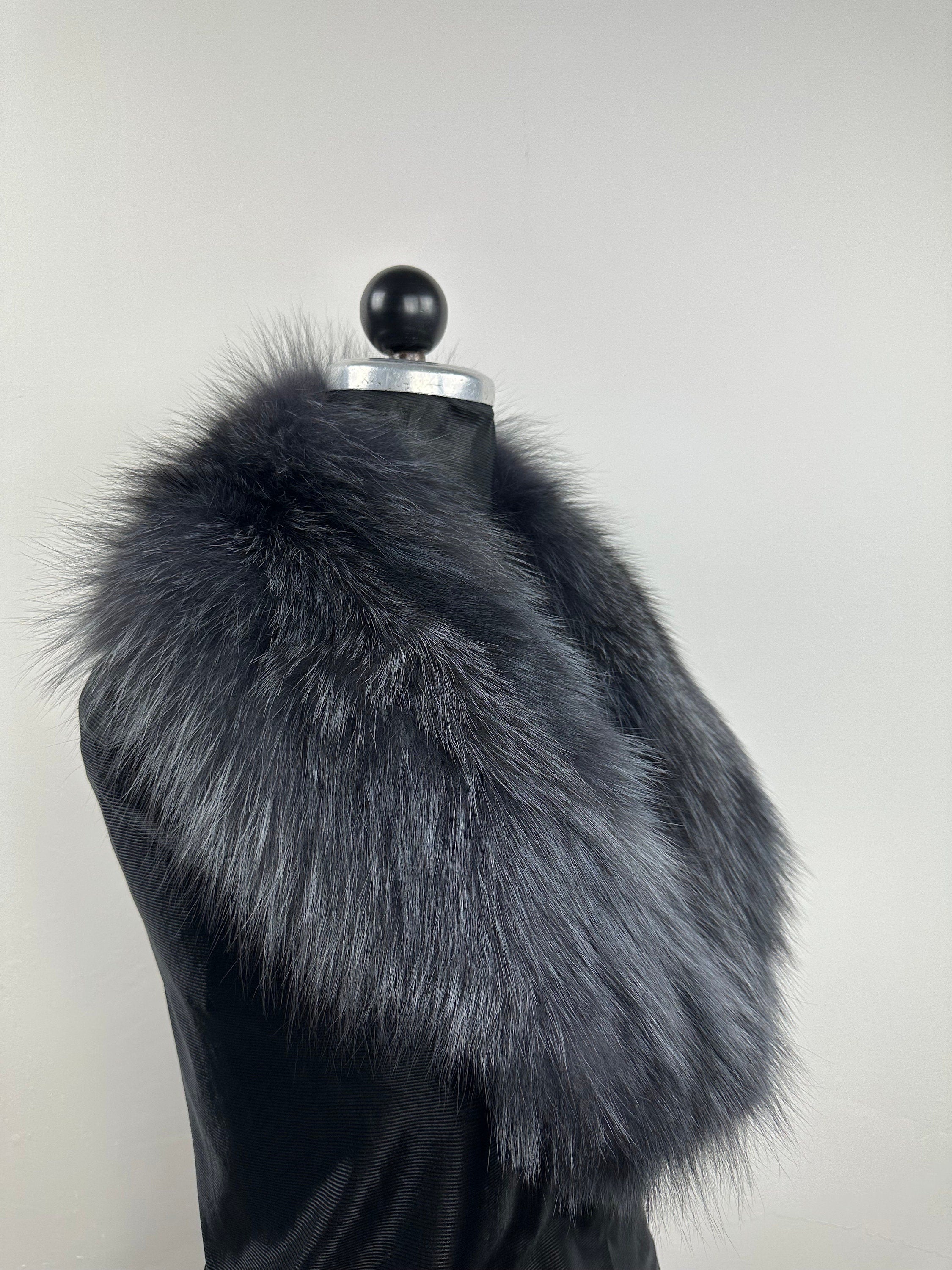 Genuine Fox Fur Collar: Luxury Stole, Neck Wrap