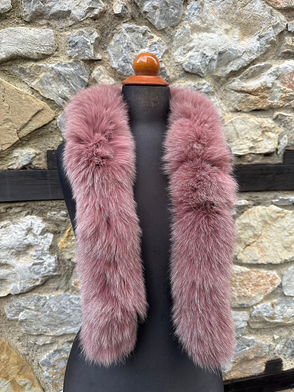 Real Fox Fur Scarf: Warm Fluffy Genuine Fur, Neck Wrap