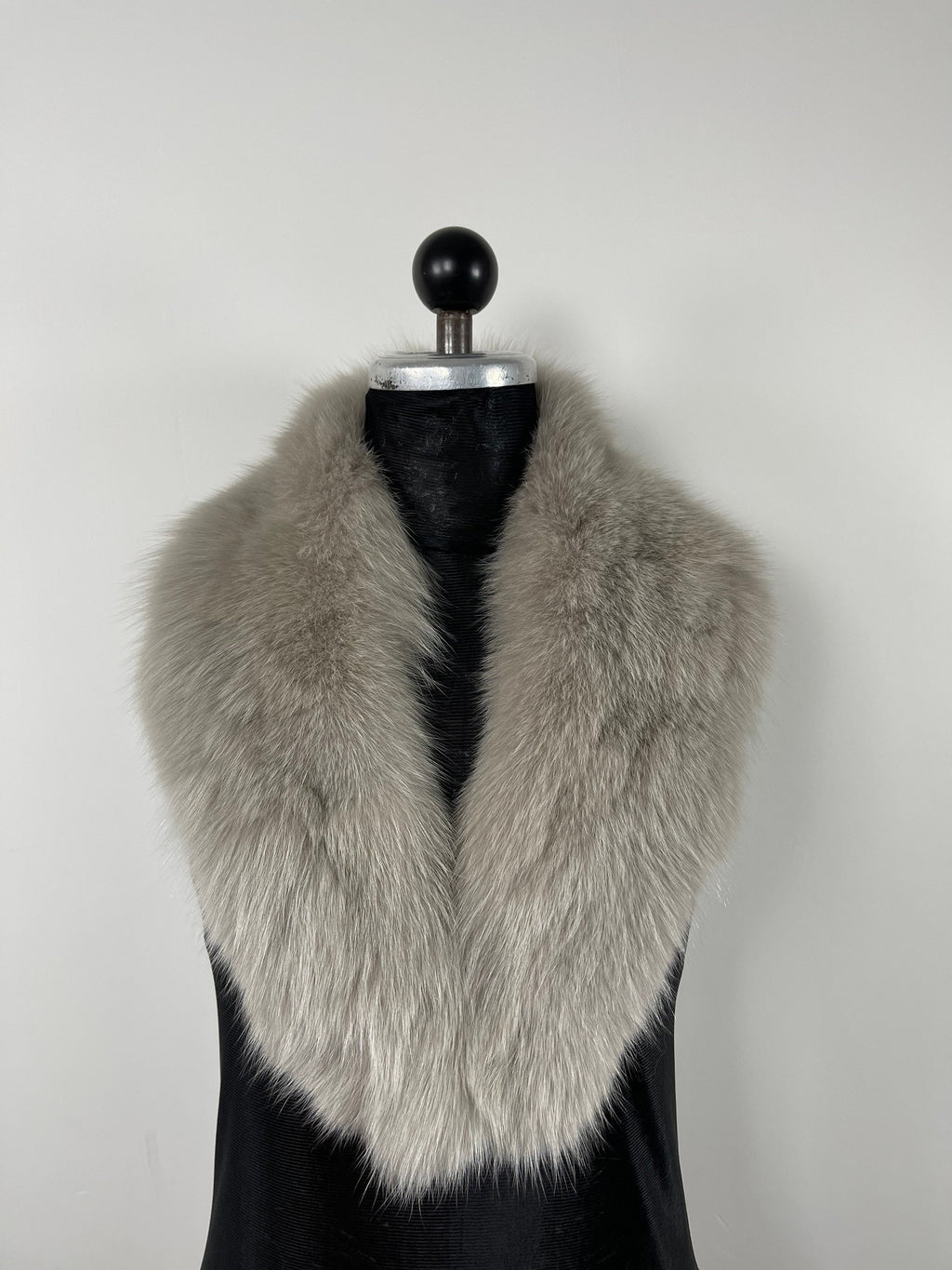 ray Fox Fur Collar – Real Fur Collar, Handmade in Greece, Luxury Fur Neck Accessory