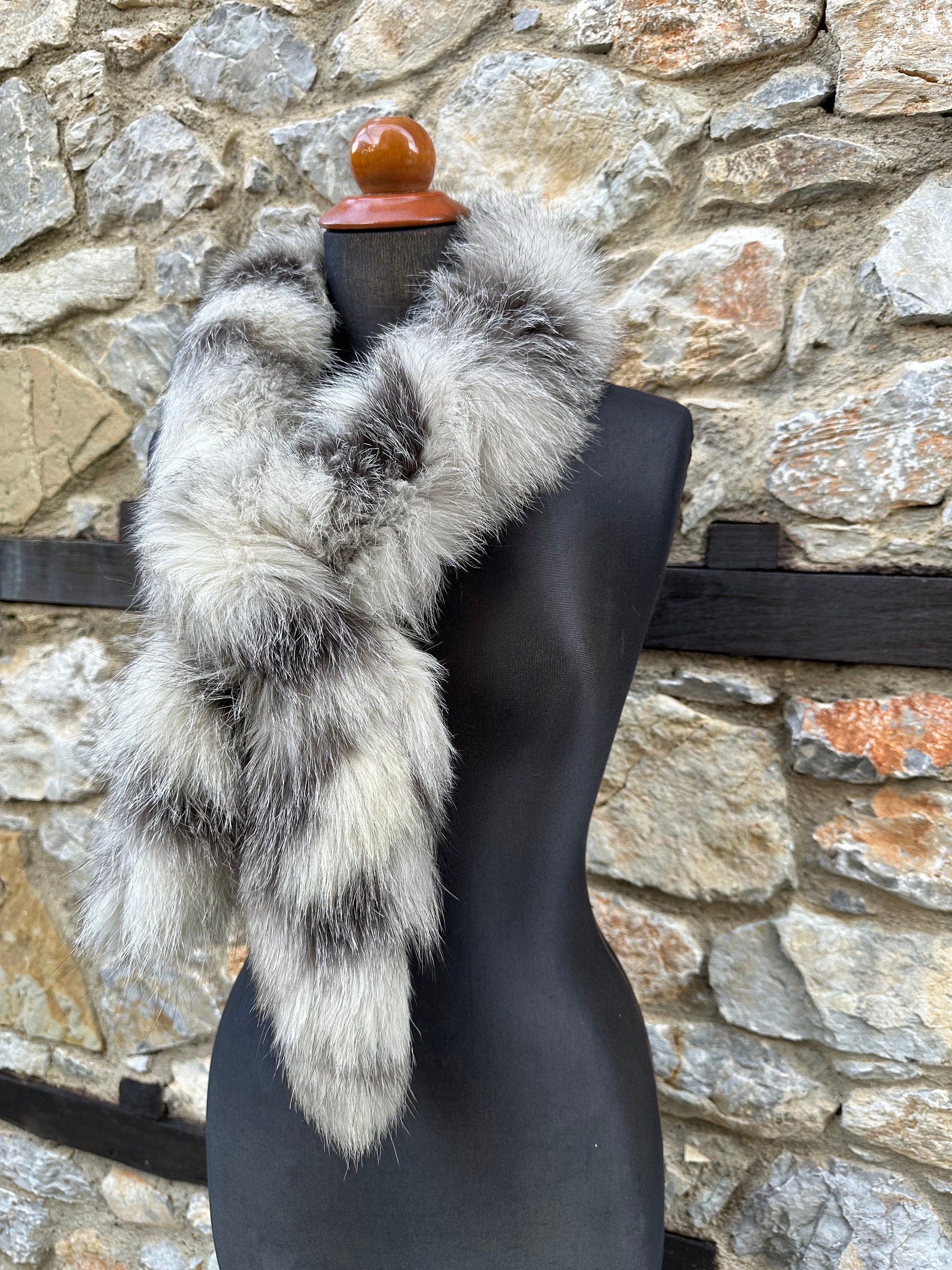 Real Fox Fur Scarf: Warm Winter Neck Wrap
