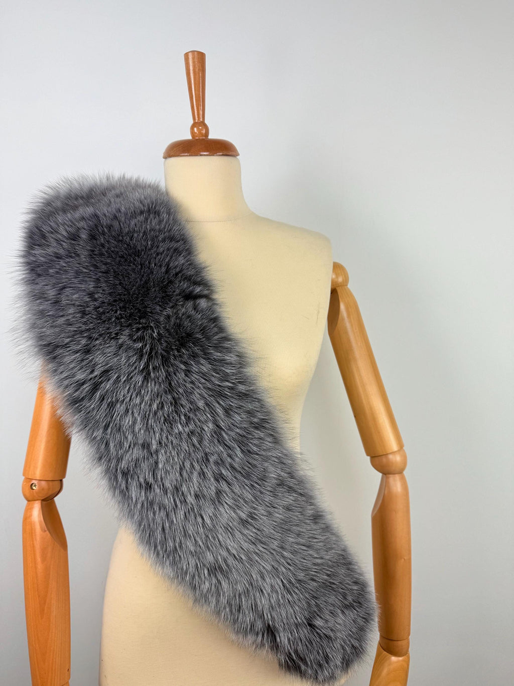Real Fox Fur Collar – Handmade in Greece, Luxury Fur Neck Accessory for Women