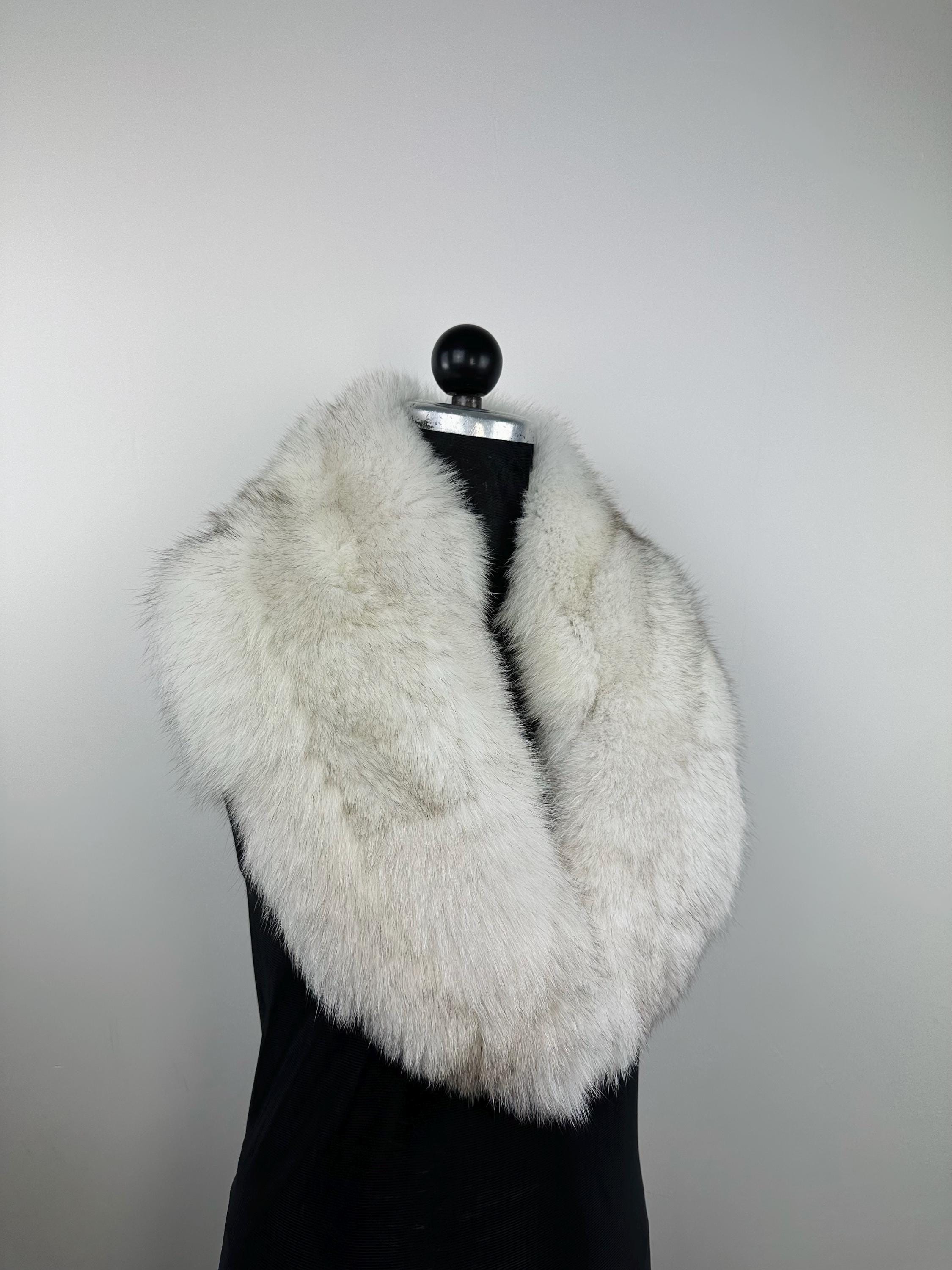 Fox Fur Collar – Real Fur Collar, Handmade in Greece, Luxury Neck Accessory