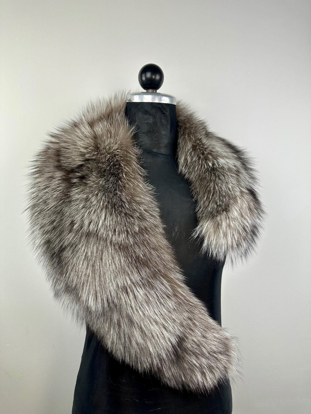 Fox Fur Collar – Real Fur Collar, Handmade in Greece, Luxury Neck Accessory