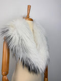 Platinum Fox Fur Collar – Real Fur Collar, Handmade in Greece, Luxury Neck Accessory