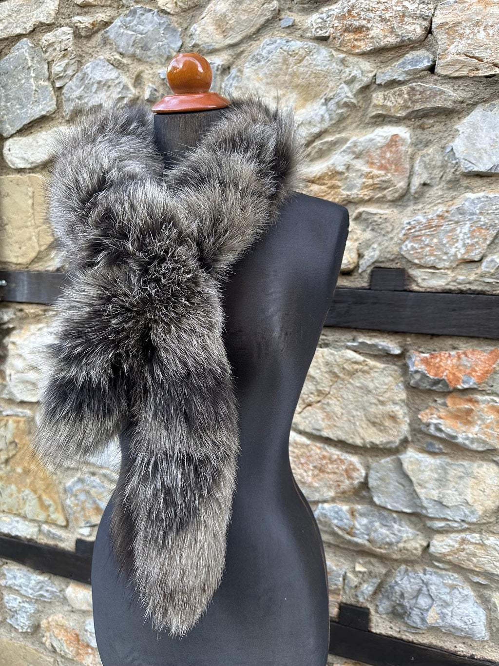 Stylish Real Fox Fur Scarf: Luxury Fur Fluffy Neck Wrap