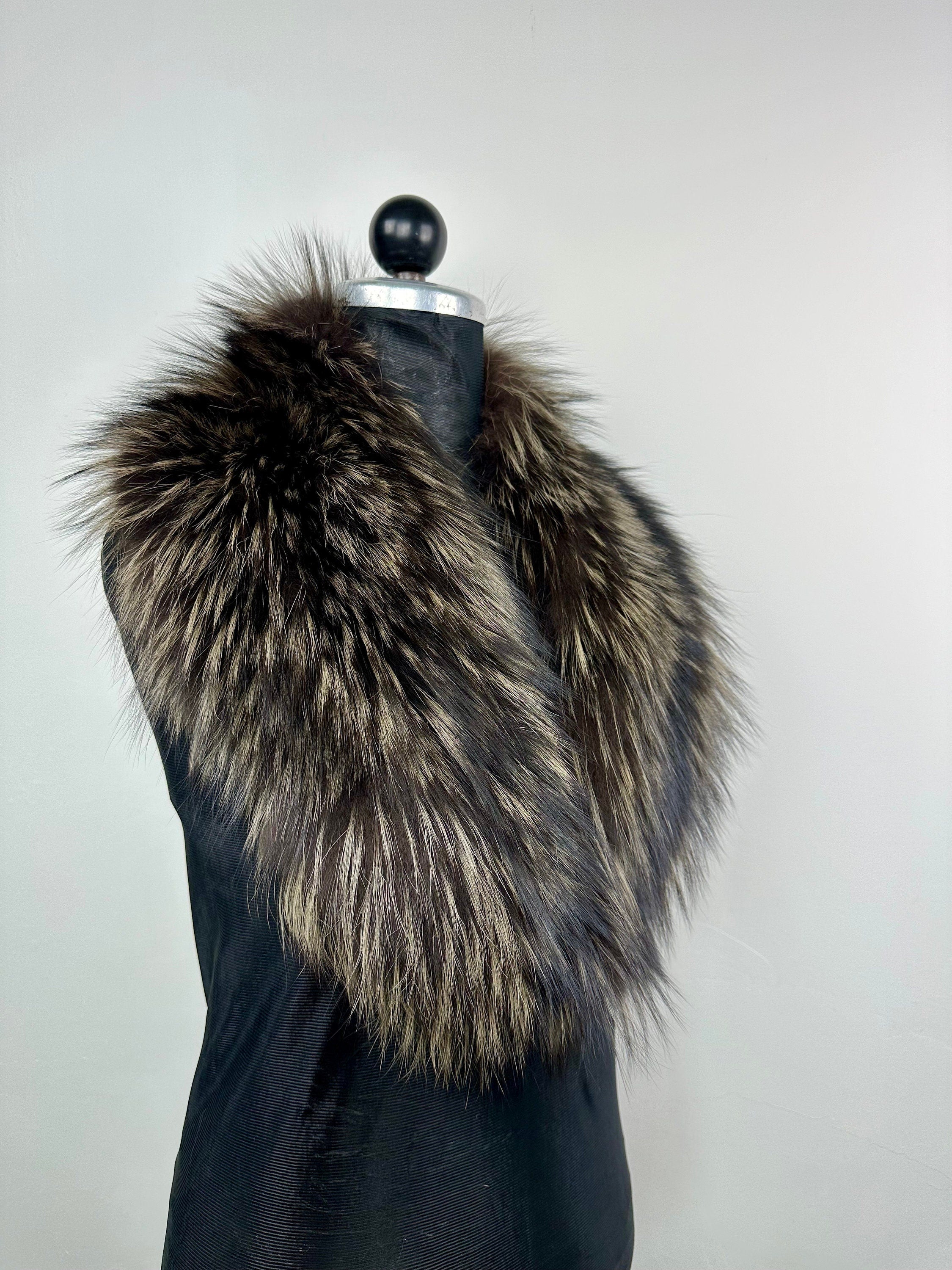 Fox Fur Collar – Real Fur Collar, Handmade in Greece, Luxury Neck Accessory