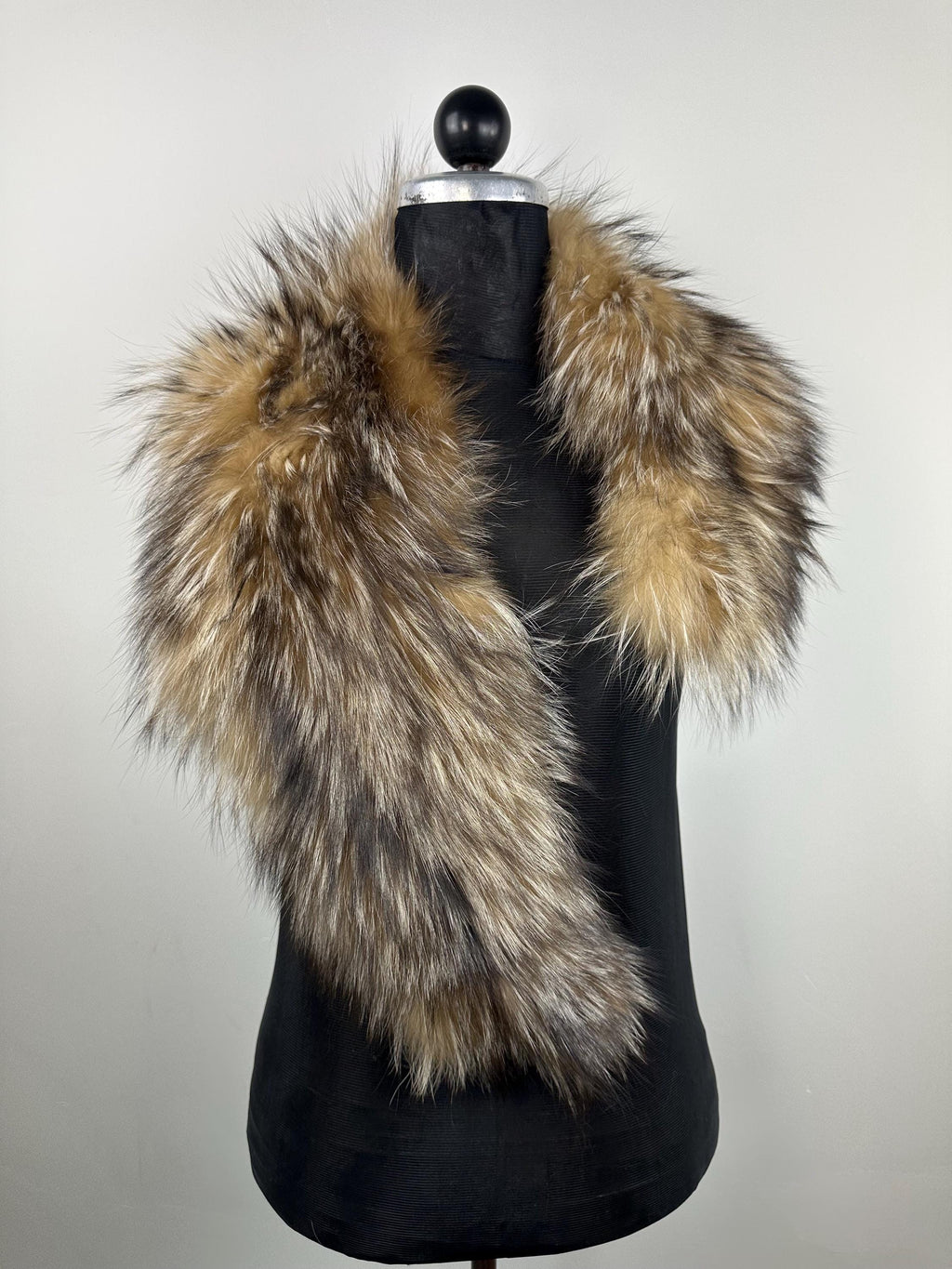 Luxury Fox Fur Collar – Real Fur, Handmade in Greece, Elegant Neck Accessory