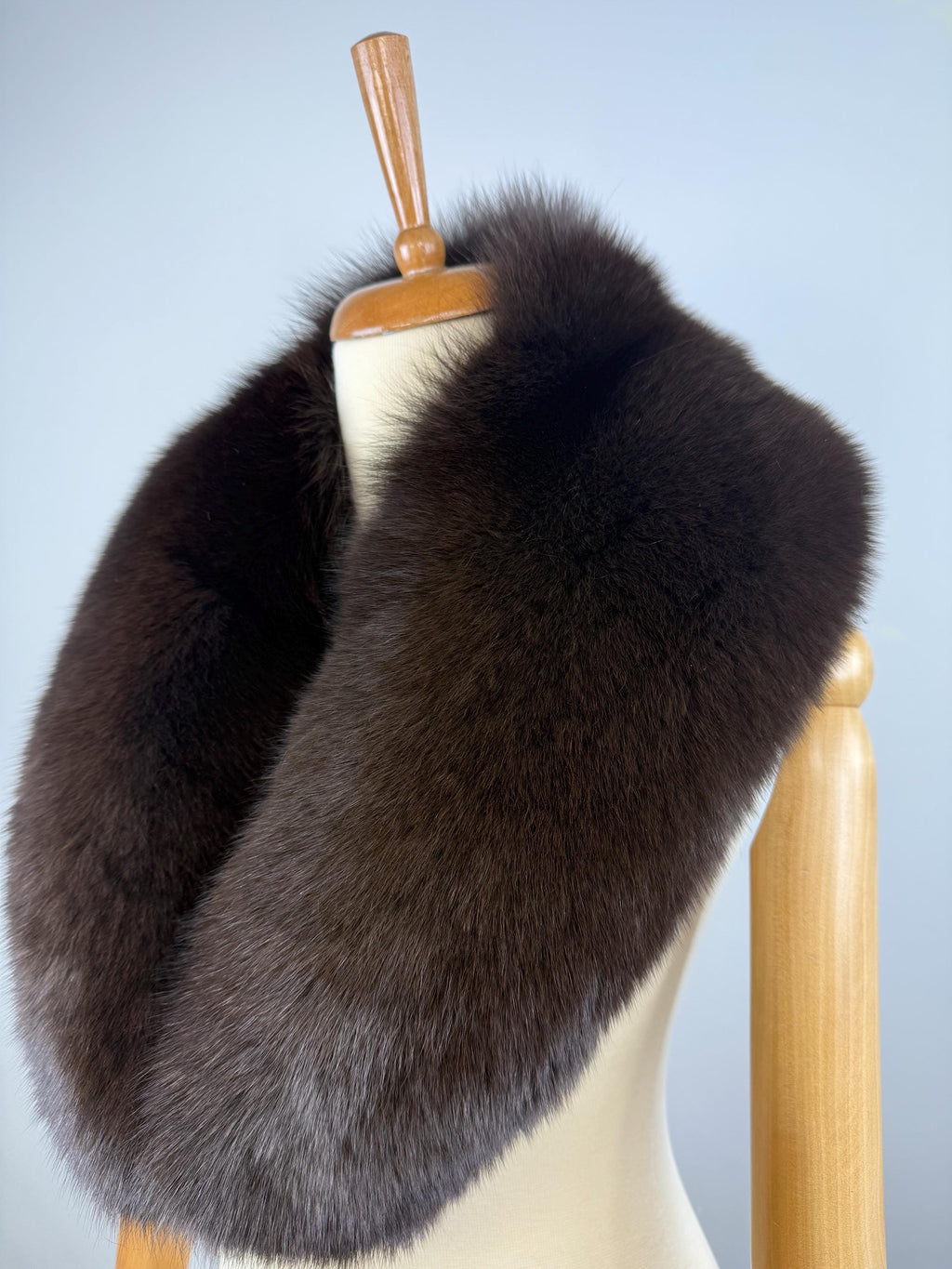 Genuine Brown Fox Fur Collar: Quality Fur Stole