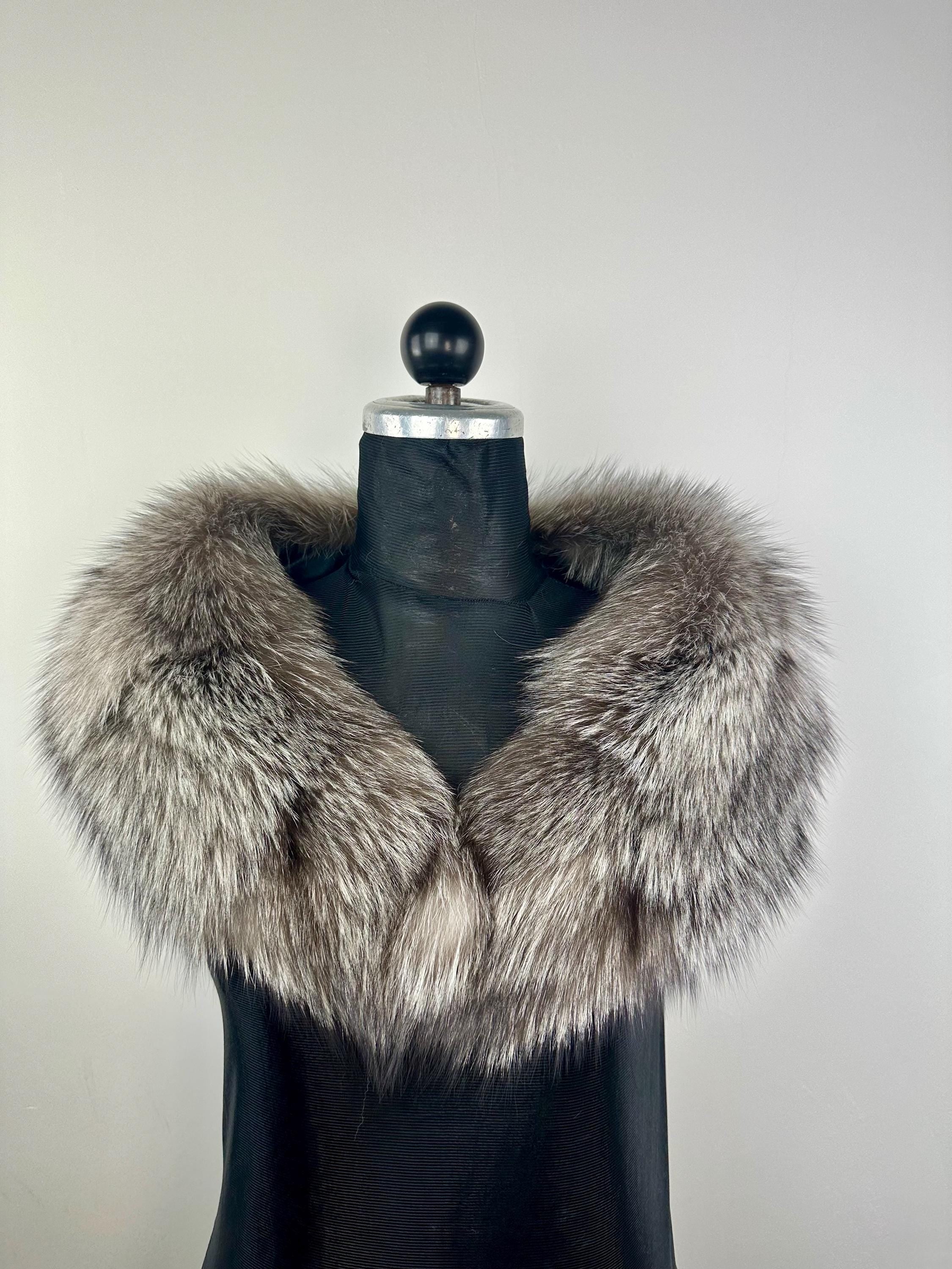 Fox Fur Collar – Real Fur Collar, Handmade in Greece, Luxury Neck Accessory