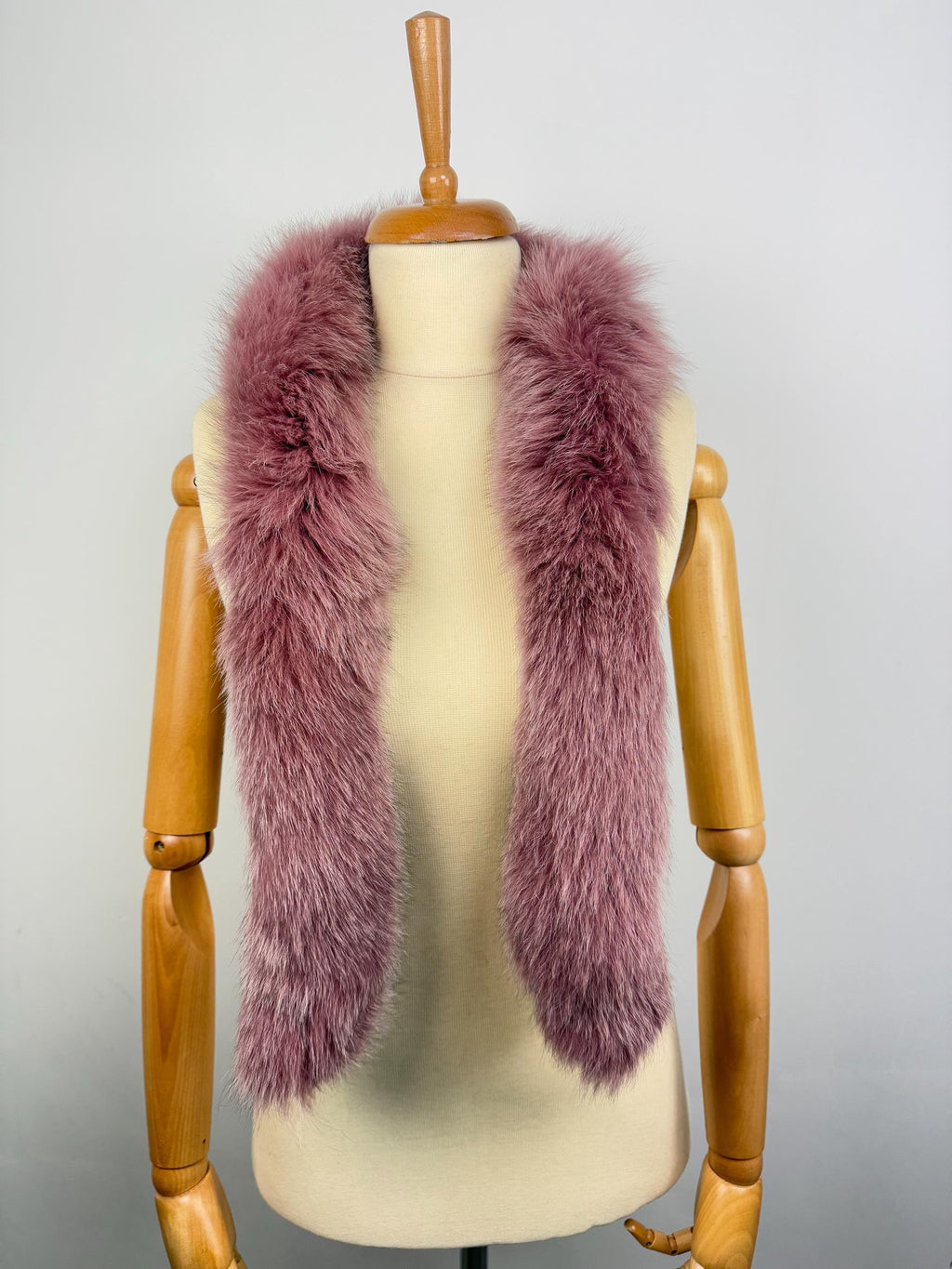 Fox Fur Scarf – Real Fur Scarf, Handmade in Greece, Luxury Winter Scarf