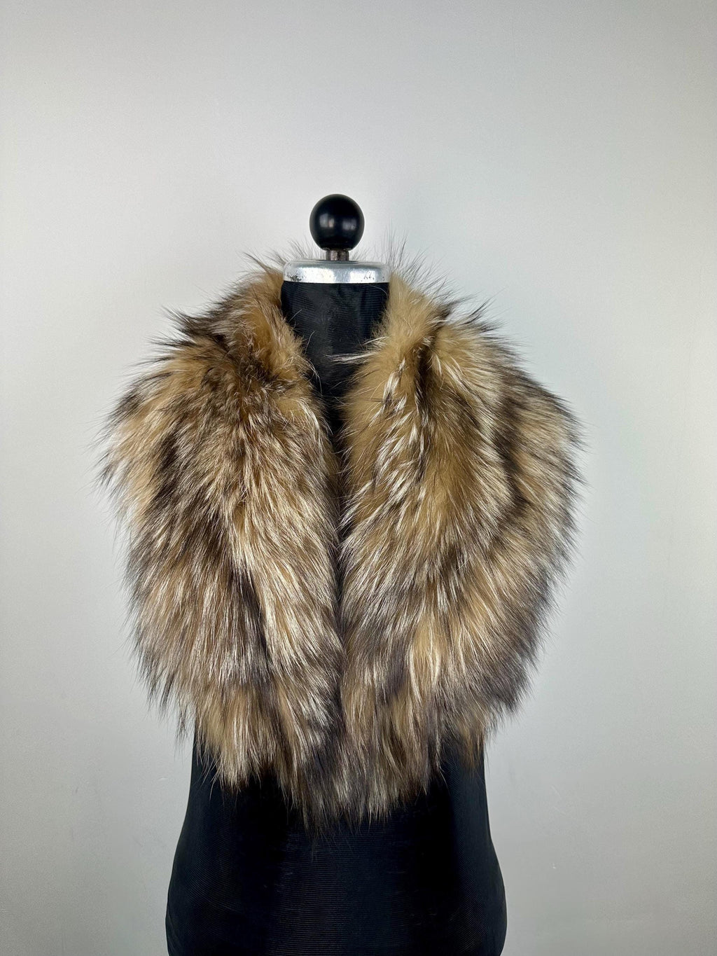 Luxury Fox Fur Collar – Real Fur, Handmade in Greece, Elegant Neck Accessory