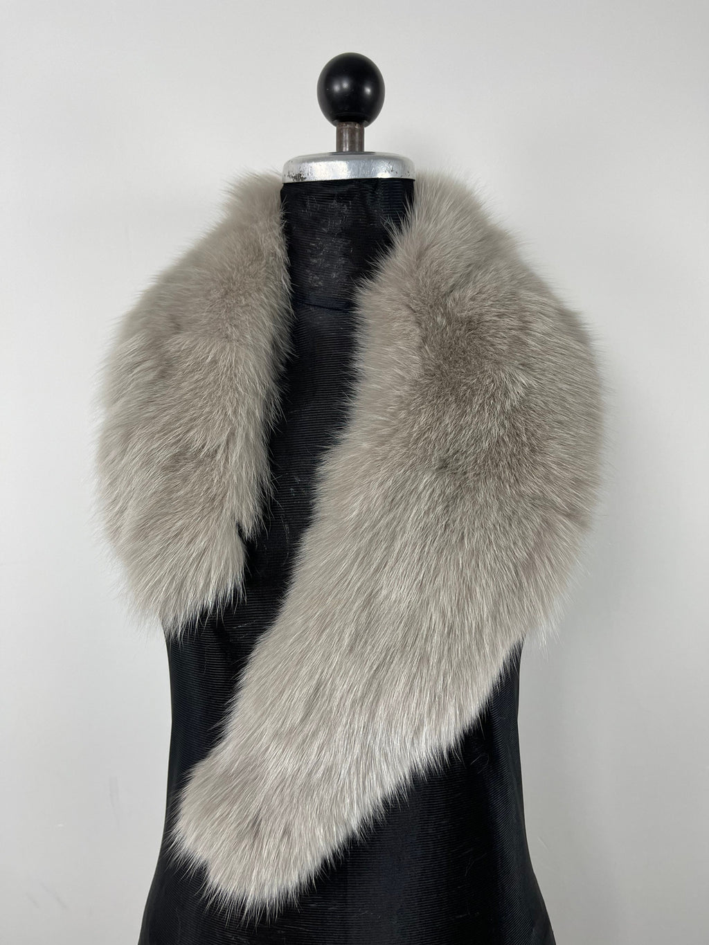 ray Fox Fur Collar – Real Fur Collar, Handmade in Greece, Luxury Fur Neck Accessory