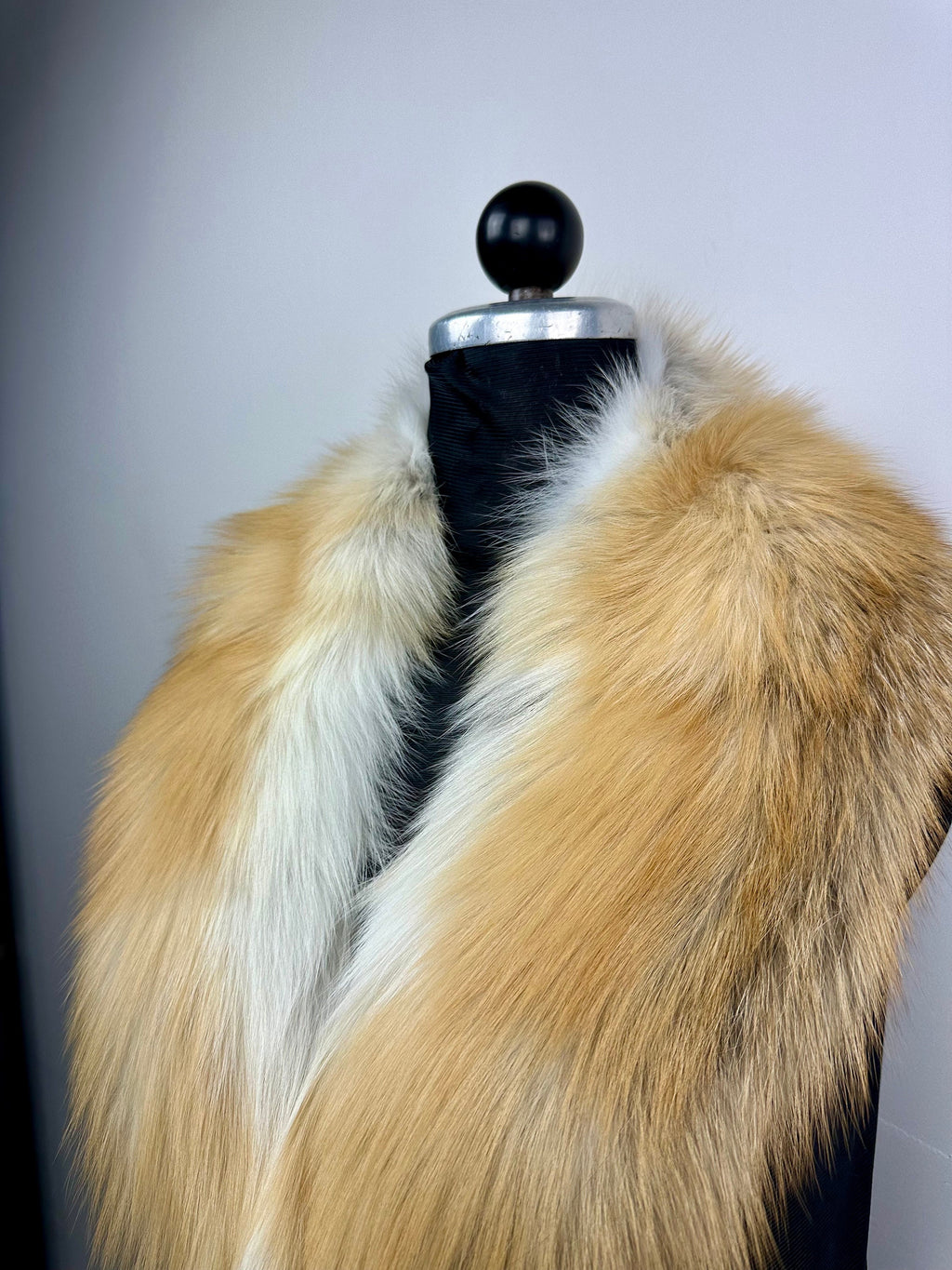 Genuine Golden Fox Collar, Luxury fur stole
