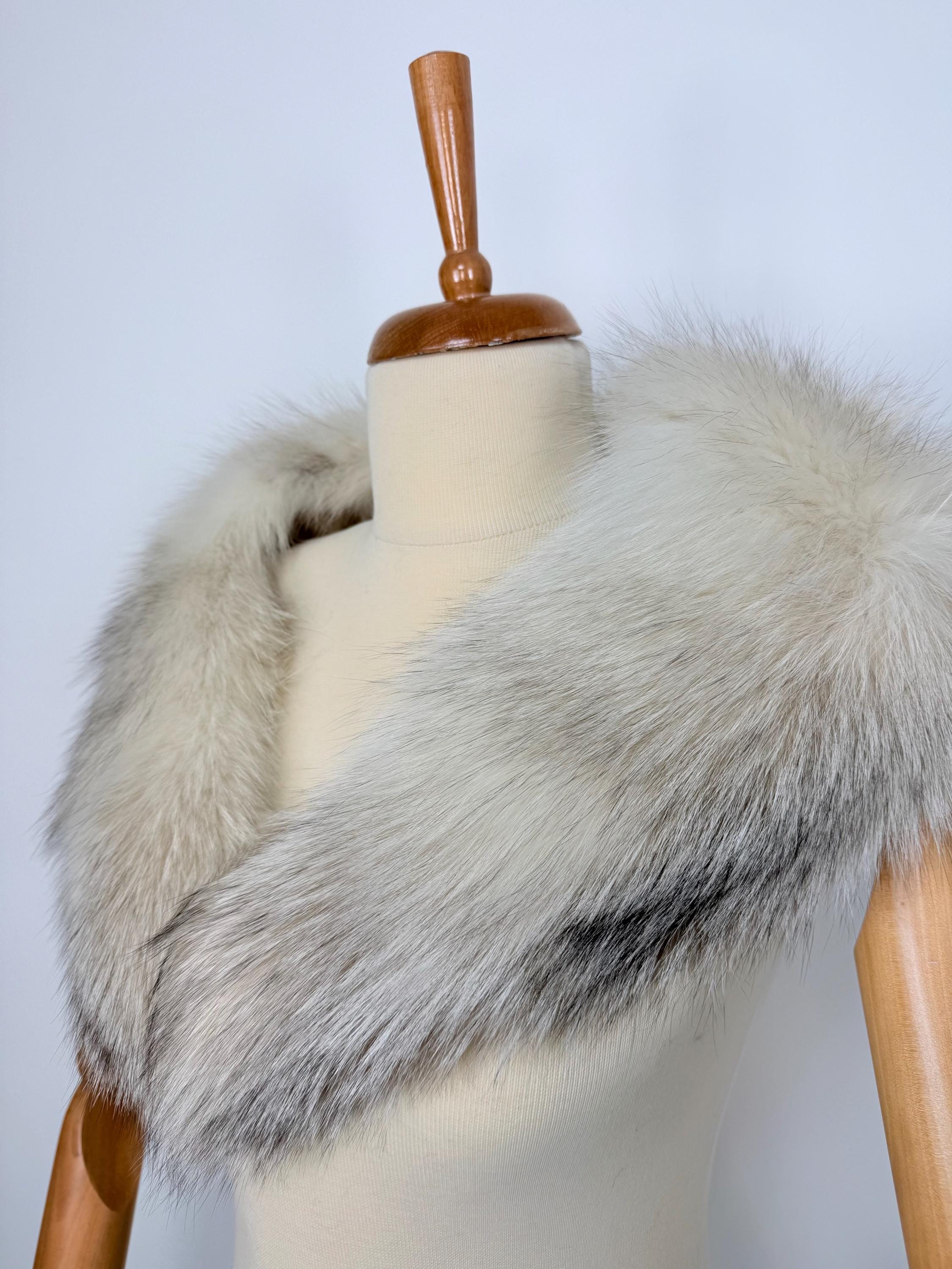 Luxury Fur Collar, Real Fox Fur Stole