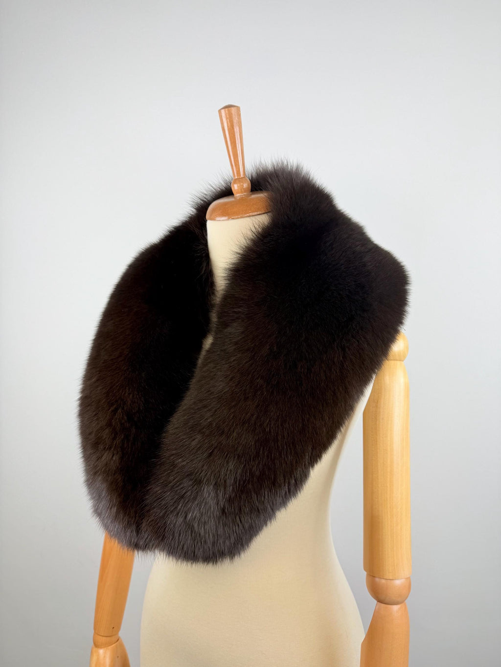 Genuine Brown Fox Fur Collar: Quality Fur Stole