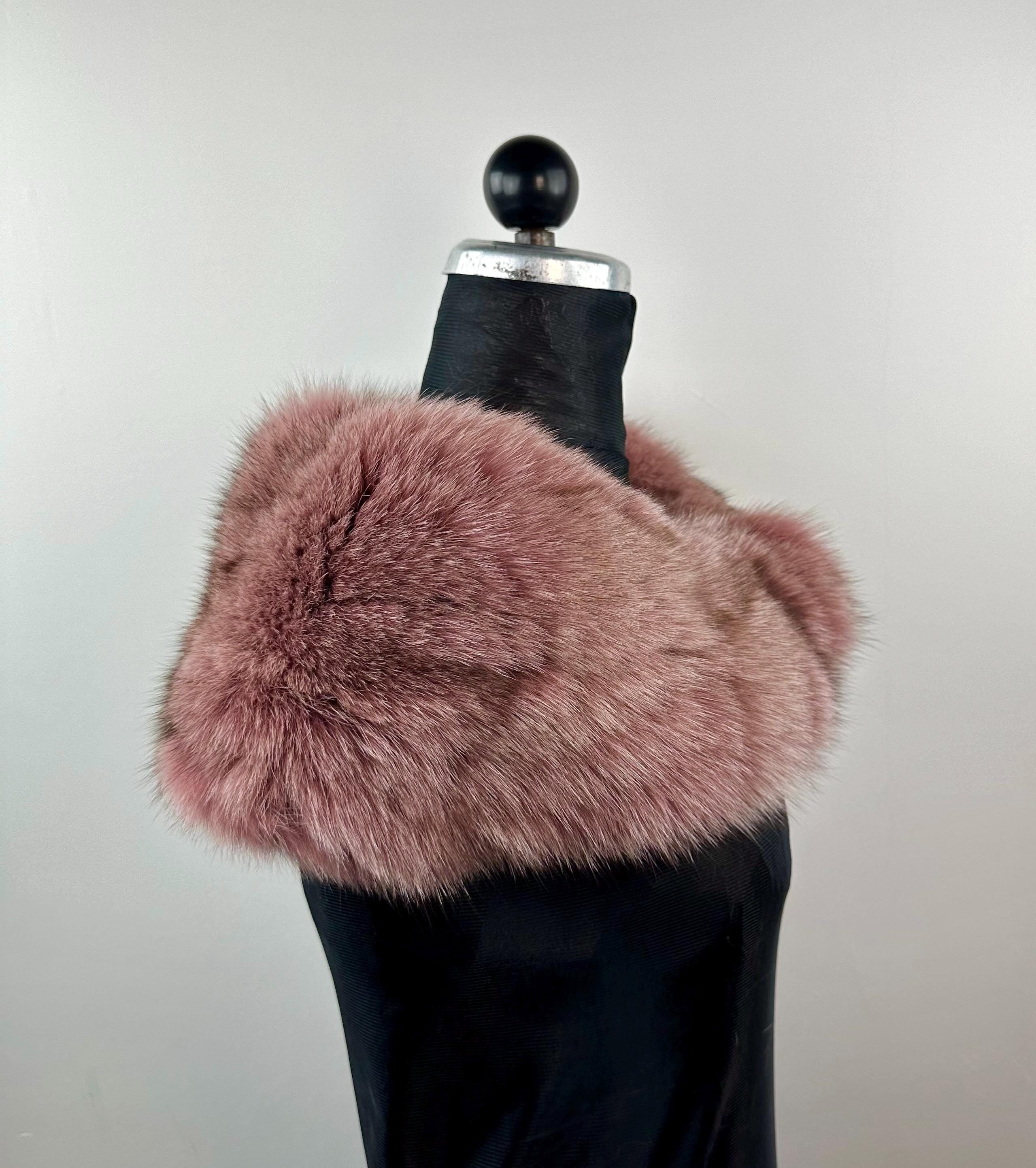 Fox Fur Collar – Real Fur Collar, Handmade in Greece, Luxury Neck Accessory