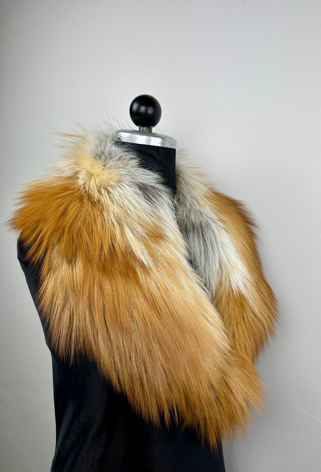 Fox Fur Collar – Real Fur Collar, Handmade in Greece, Luxury Neck Accessory