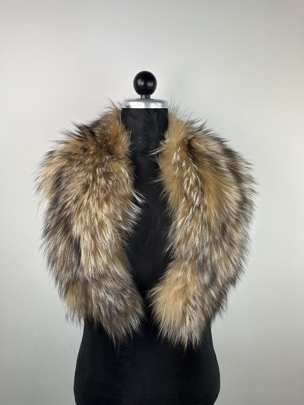 Luxury Fox Fur Collar – Real Fur, Handmade in Greece, Elegant Neck Accessory