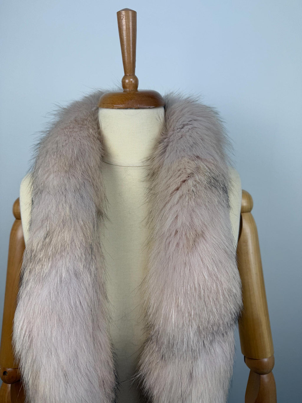 Fox Fur Scarf – Real Fur Scarf, Handmade in Greece, Luxury Winter Scarf