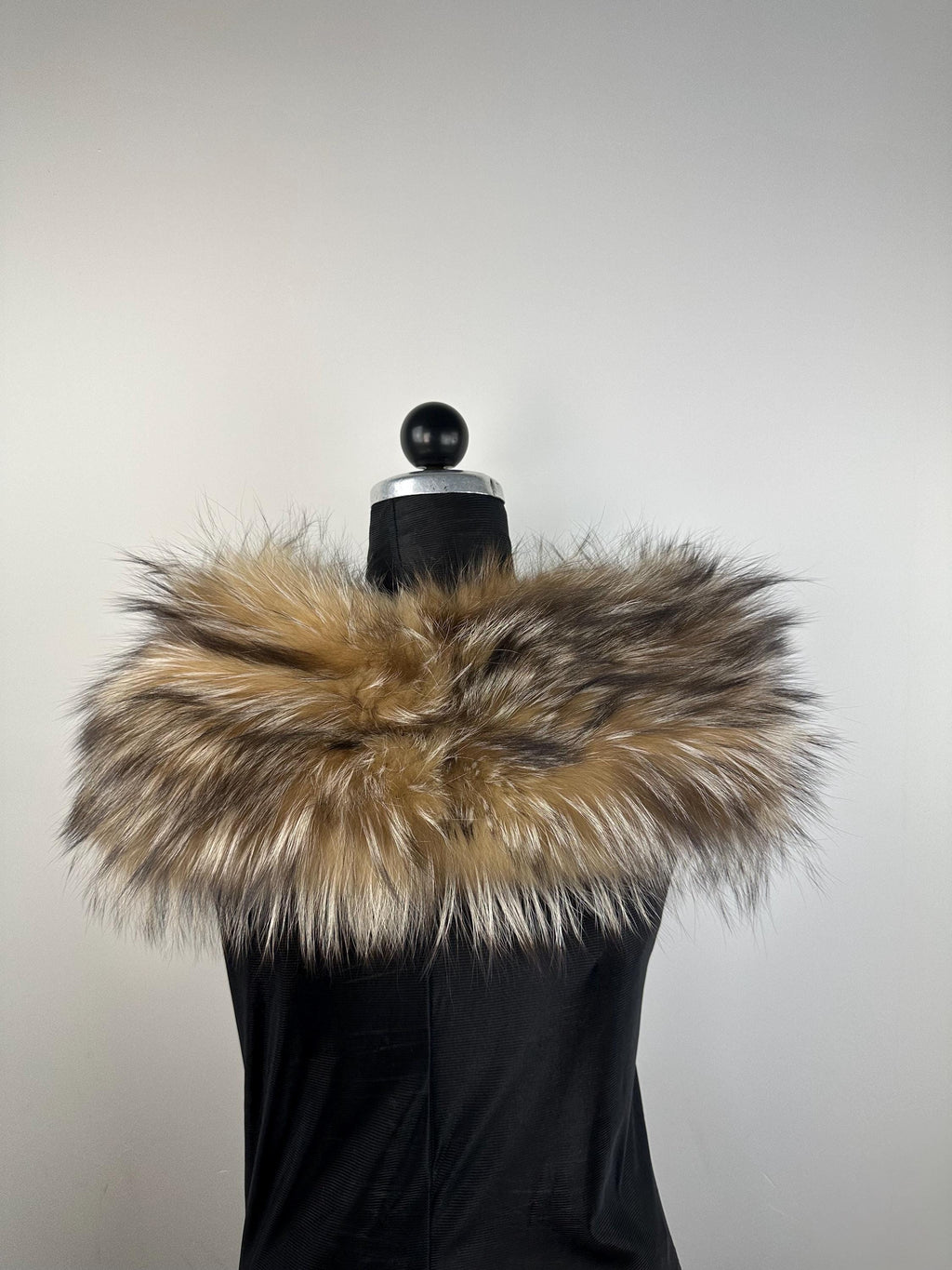Luxury Fox Fur Collar – Real Fur, Handmade in Greece, Elegant Neck Accessory