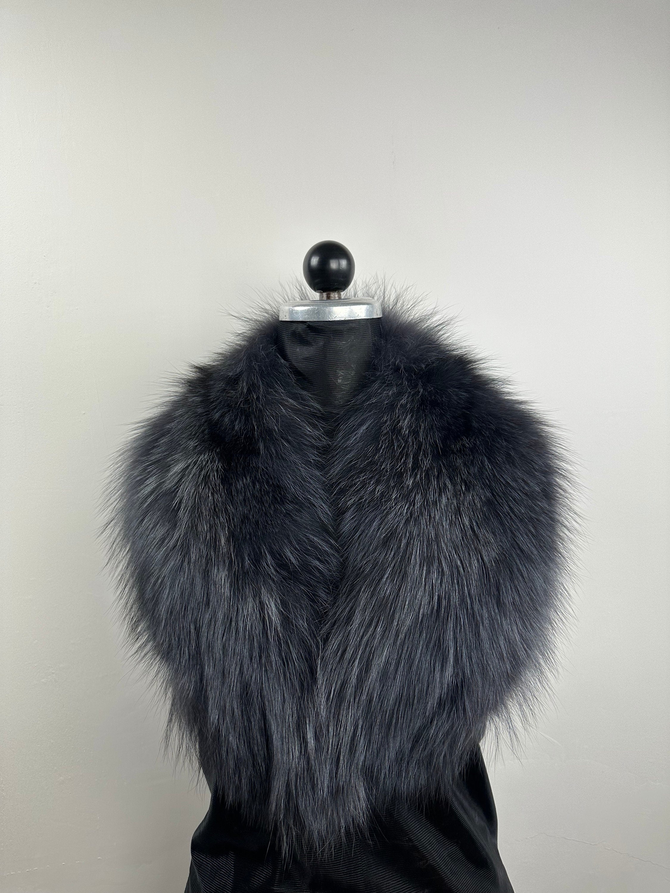 Genuine Fox Fur Collar: Luxury Stole, Neck Wrap